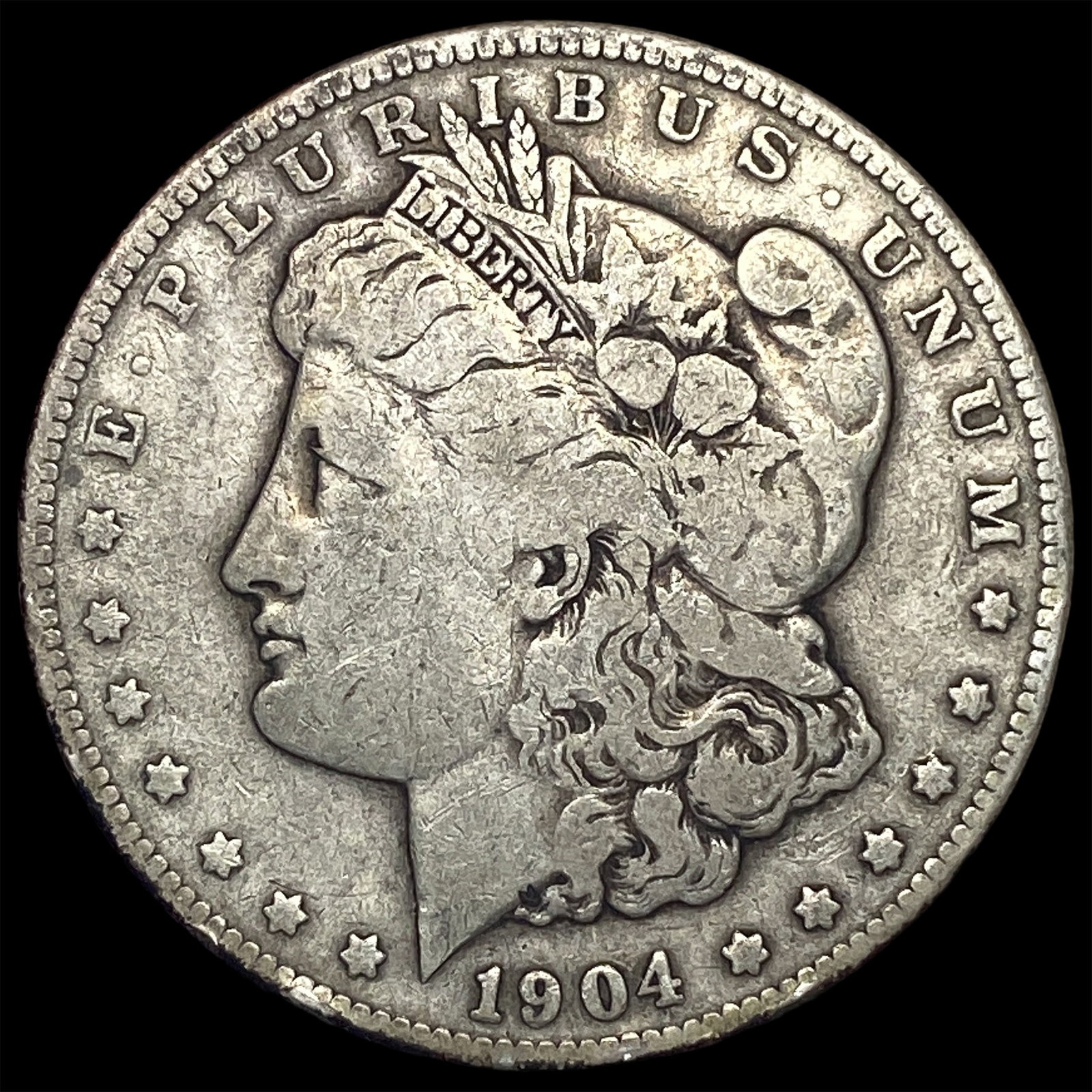 1904-S Silver Morgan Dollar LIGHTLY CIRCULATED: 1904-S Silver Morgan Dollar LIGHTLY CIRCULATED