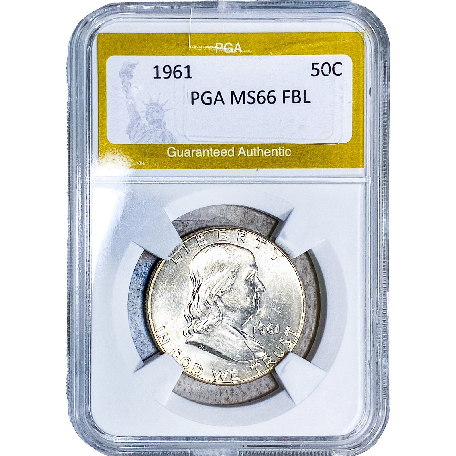 1961 Franklin Half Dollar PGA MS66 FBL (1 of 2)