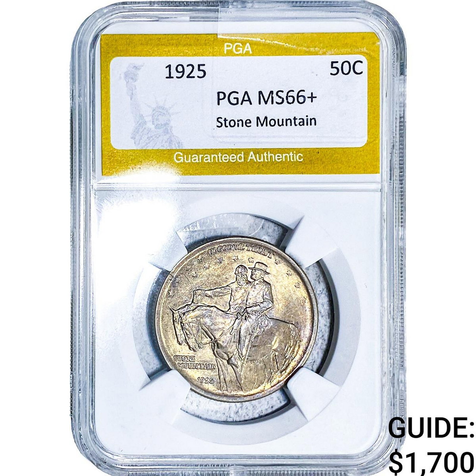 1925 Stone Mountain Half Dollar PGA MS66+ (1 of 2)