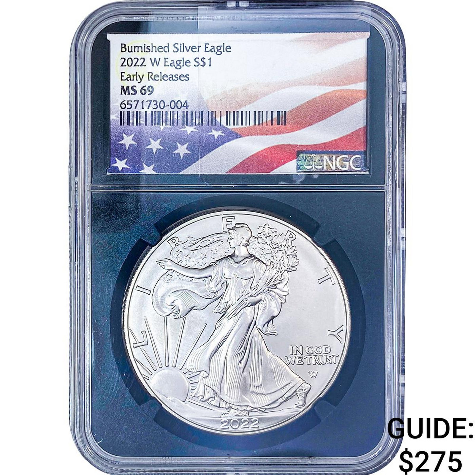 2022-W Silver Eagle NGC MS69 Burnished (1 of 2)