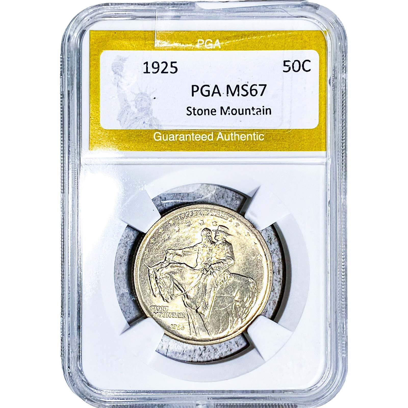 1925 Stone Mountain Half Dollar PGA MS67 (1 of 2)