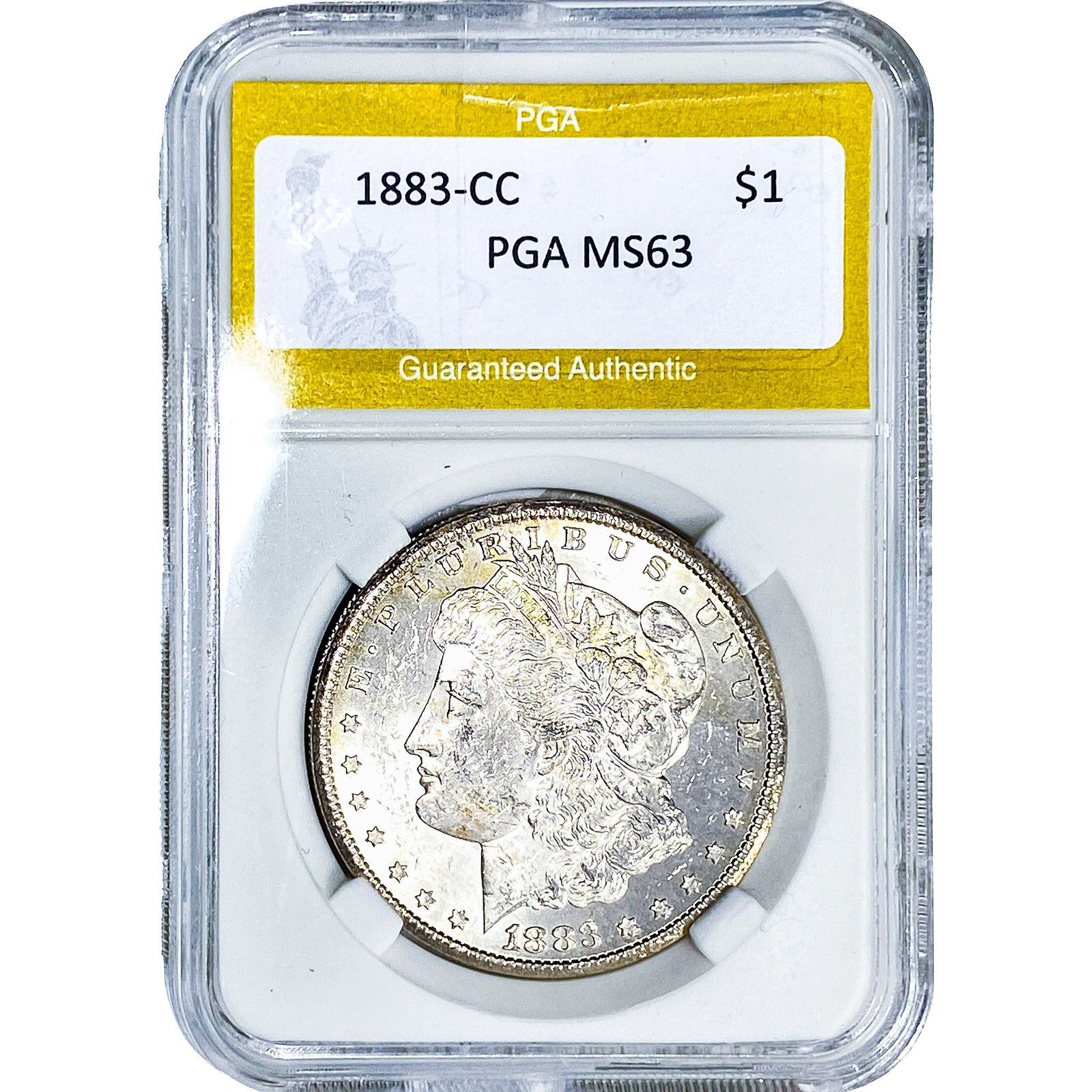 1883-CC Morgan Silver Dollar PGA MS63 (1 of 2)