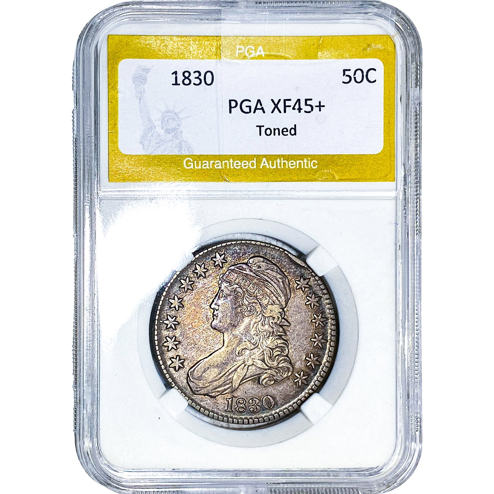 1830 Capped Bust Half Dollar PGA XF45+ (1 of 2)