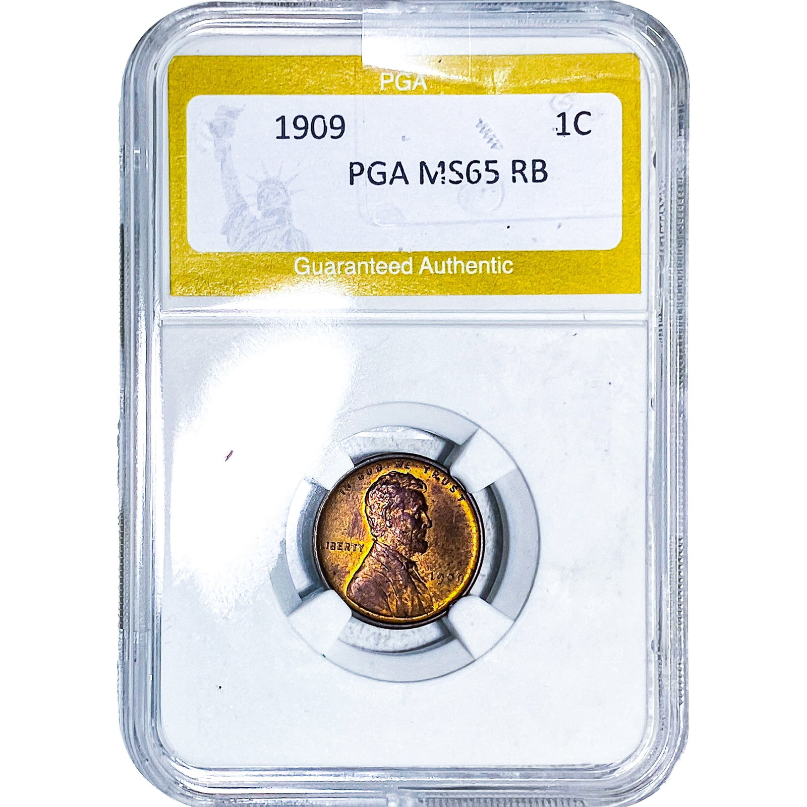 1909 Wheat Cent PGA MS65 RB (1 of 2)