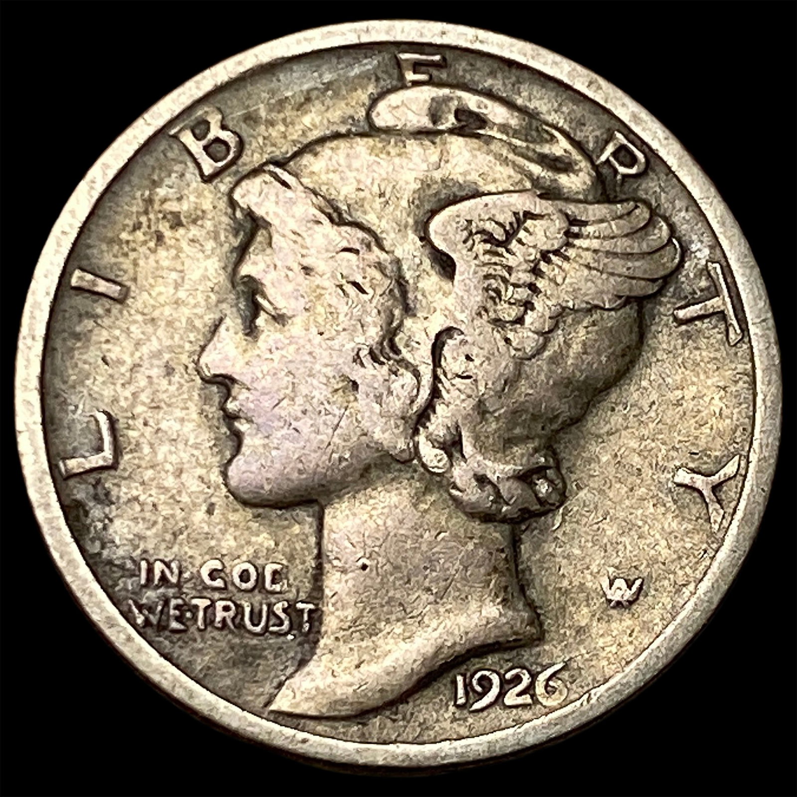 1926-D Silver Mercury Dime NEARLY UNCIRCULATED: 1926-D Silver Mercury Dime NEARLY UNCIRCULATED