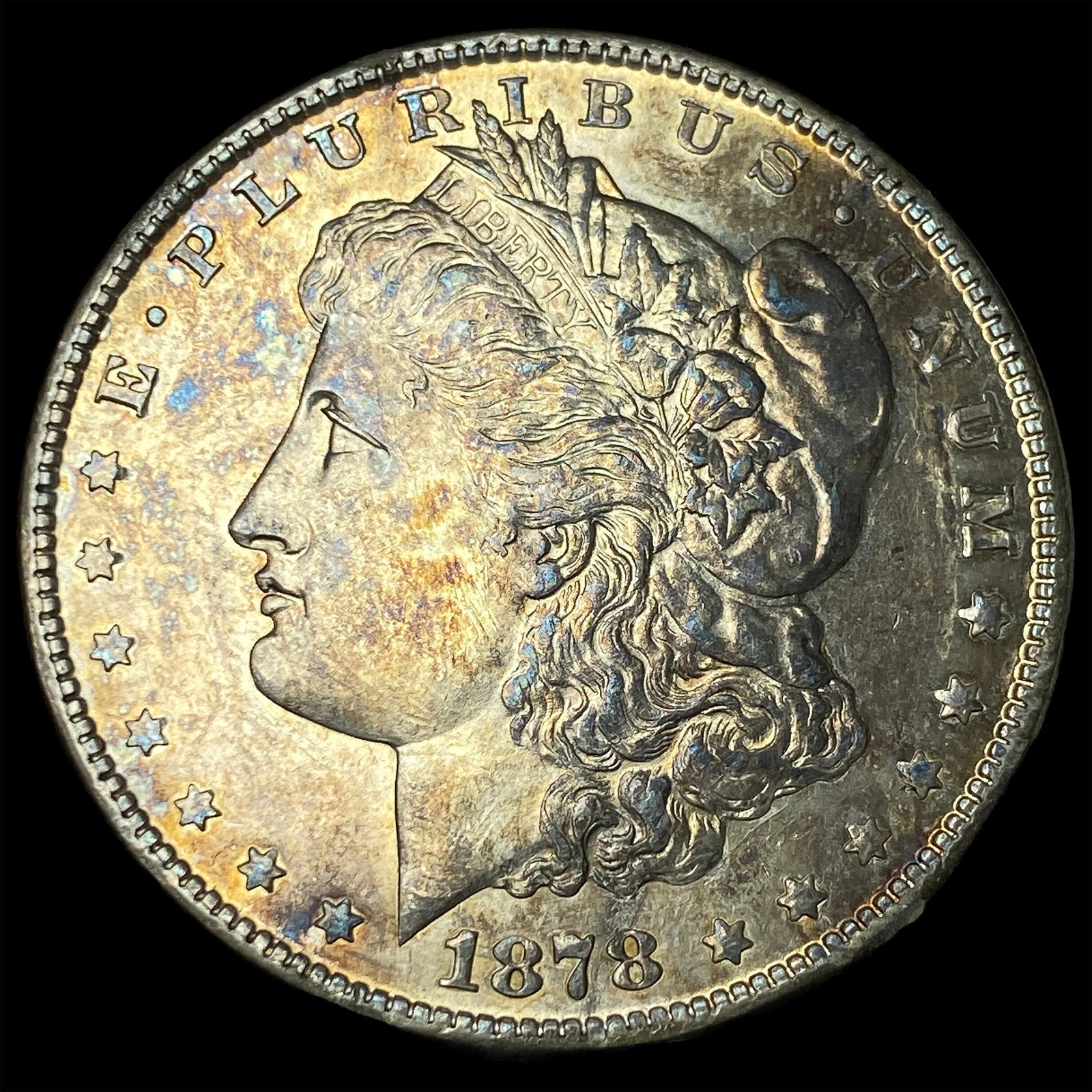 1878-S Silver Morgan Dollar CLOSELY UNCIRCULATED: 1878-S Silver Morgan Dollar CLOSELY UNCIRCULATED