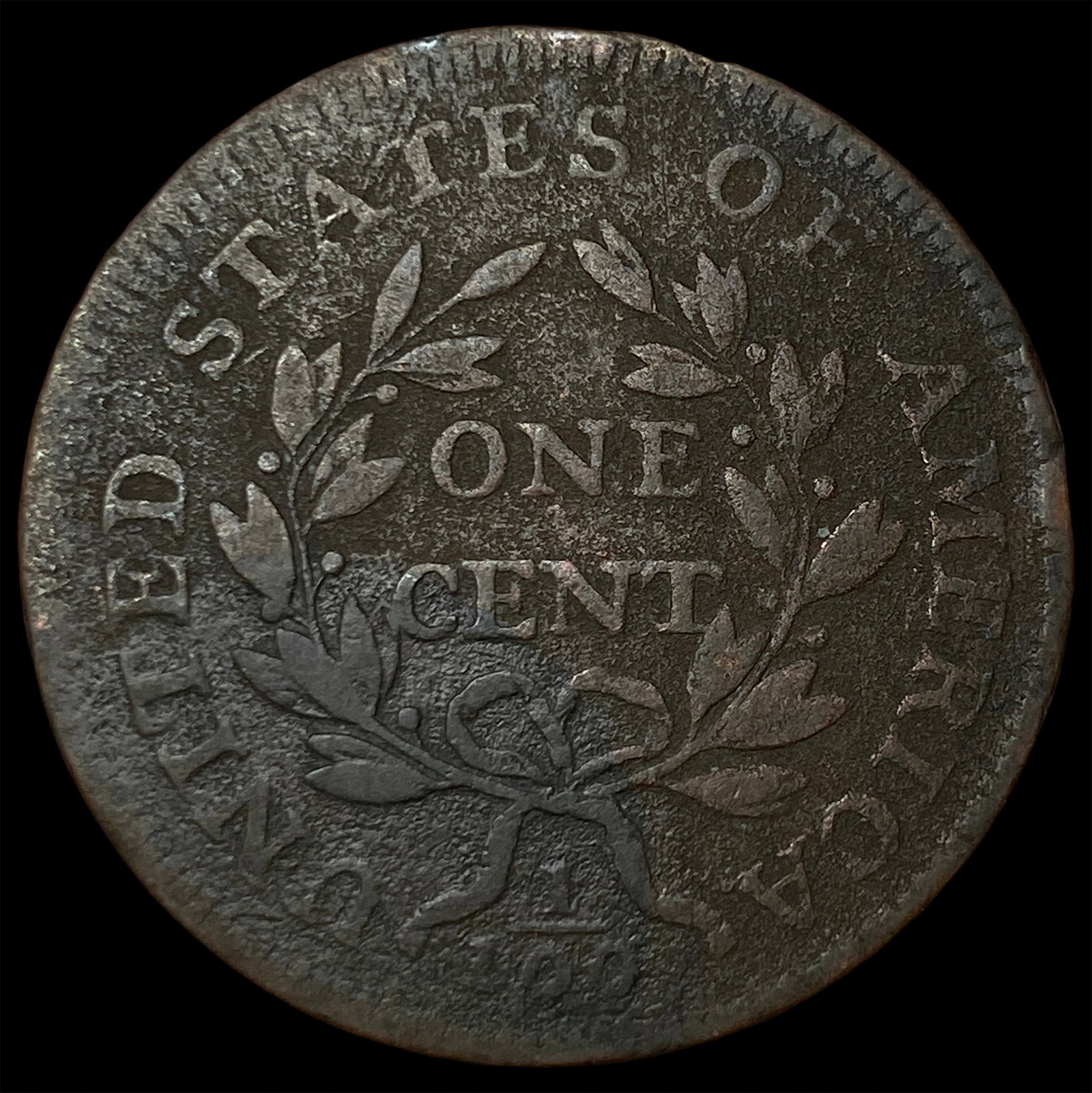 1797 Draped Bust Large Cent LIGHTLY CIRCULATED - 2