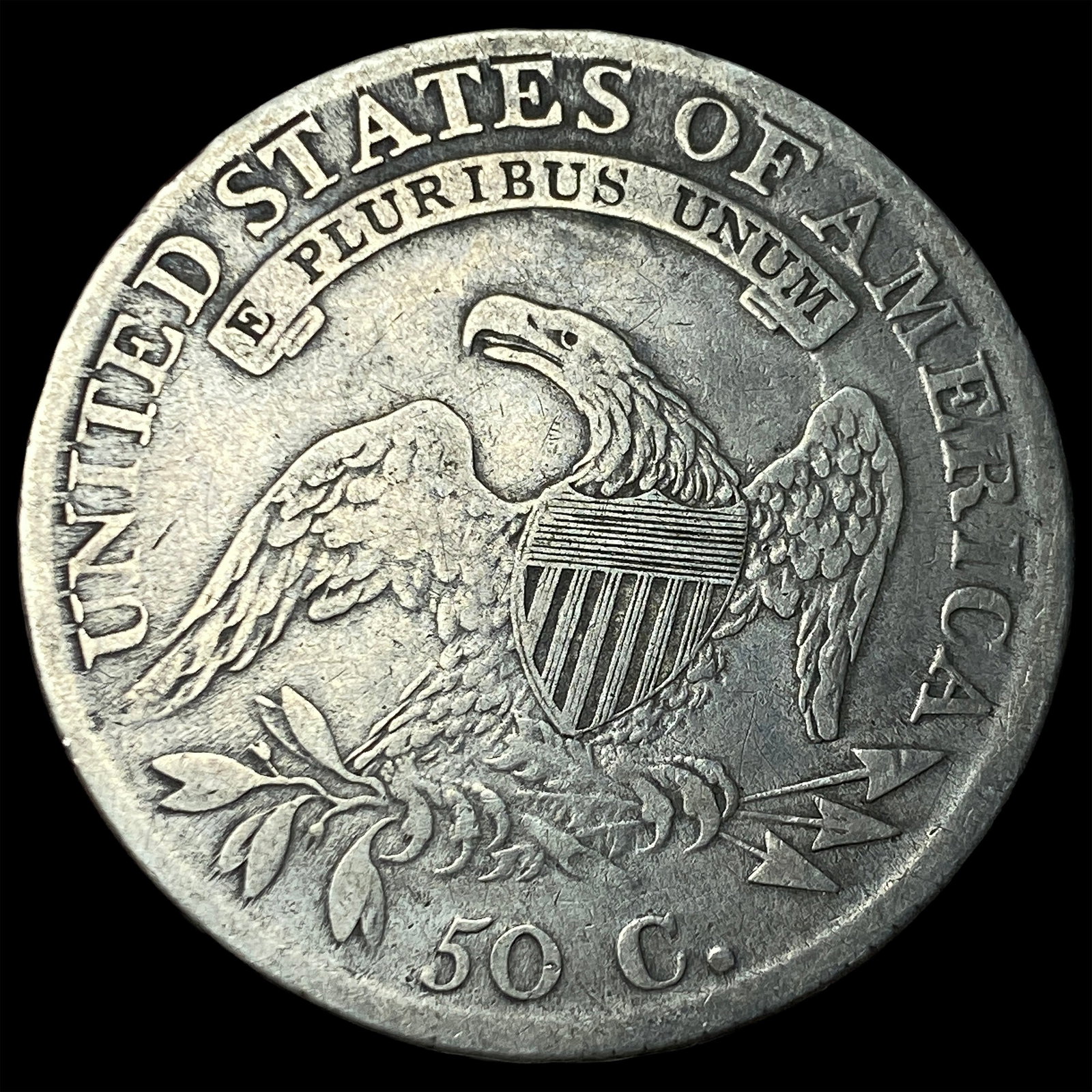 1813 Capped Bust Half Dollar LIGHTLY CIRCULATED - 2