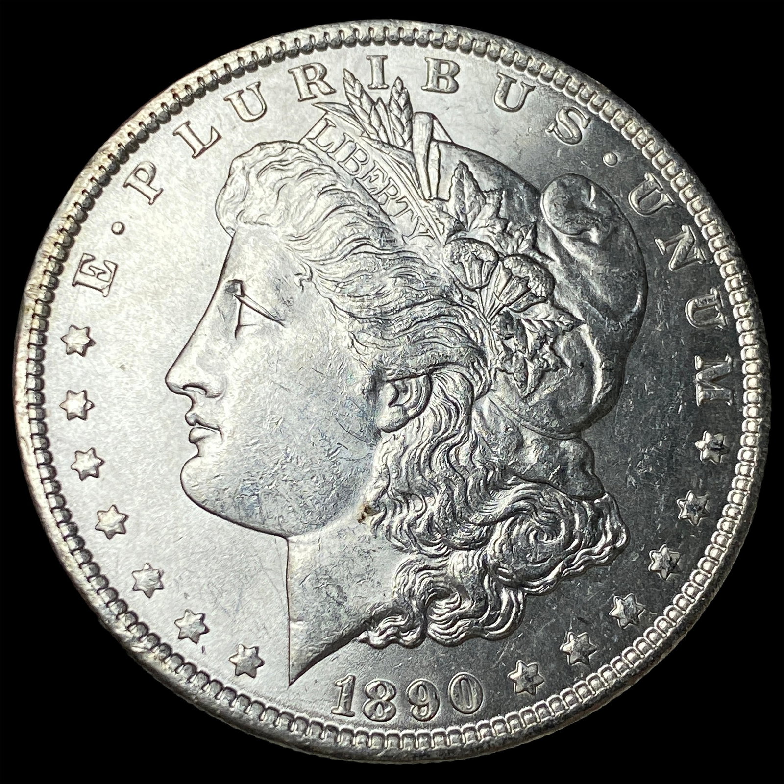 1890 Morgan Silver Dollar UNCIRCULATED: 1890 Morgan Silver Dollar UNCIRCULATED