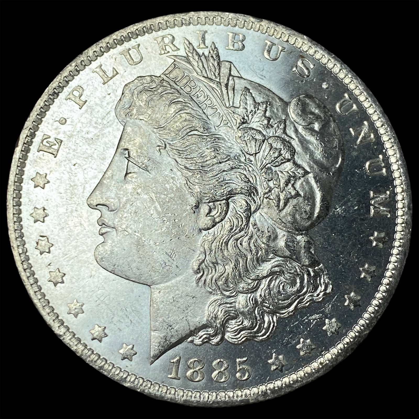 1885-O Silver Morgan Dollar CHOICE BU (1 of 2)
