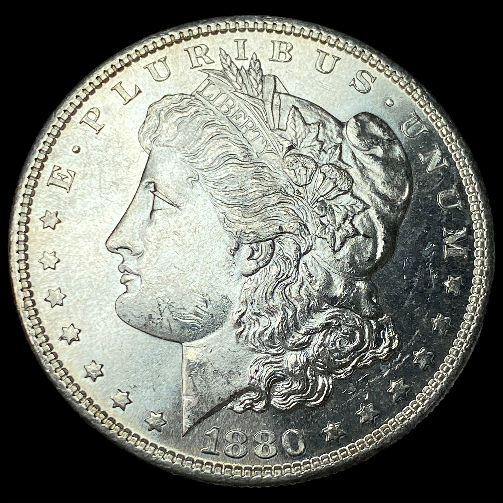 1880-S Silver Morgan Dollar CHOICE BU (1 of 2)