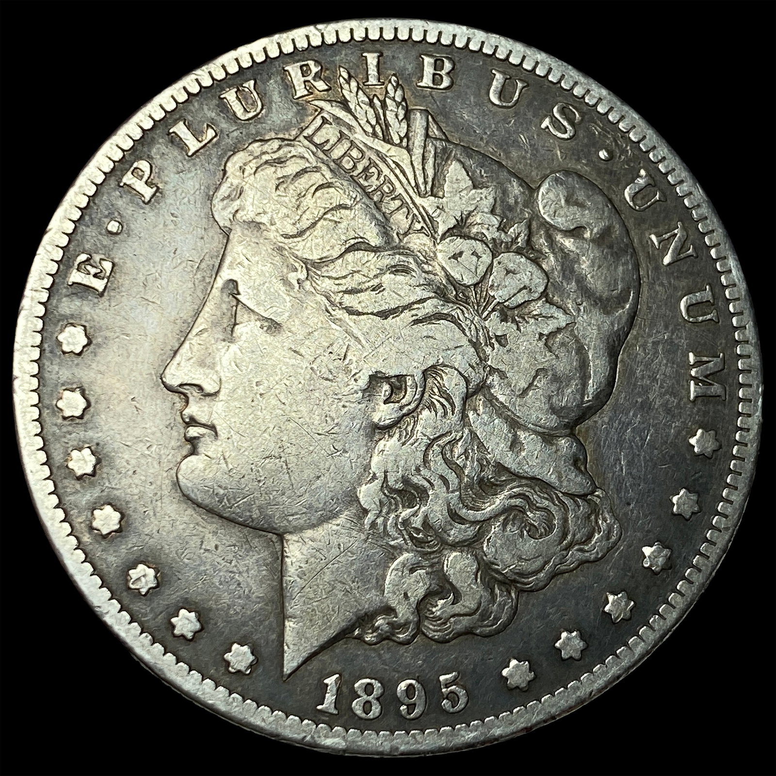 1895-S Silver Morgan Dollar LIGHTLY CIRCULATED: 1895-S Silver Morgan Dollar LIGHTLY CIRCULATED