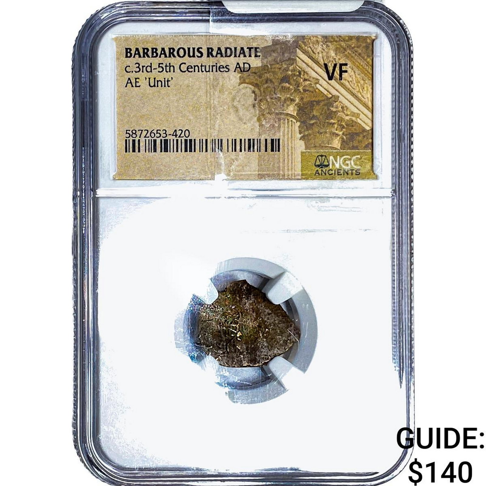 Barbarous Radiate, 3rd-5th Centuries AD AE 'Unit' NGC VF (1 of 2)