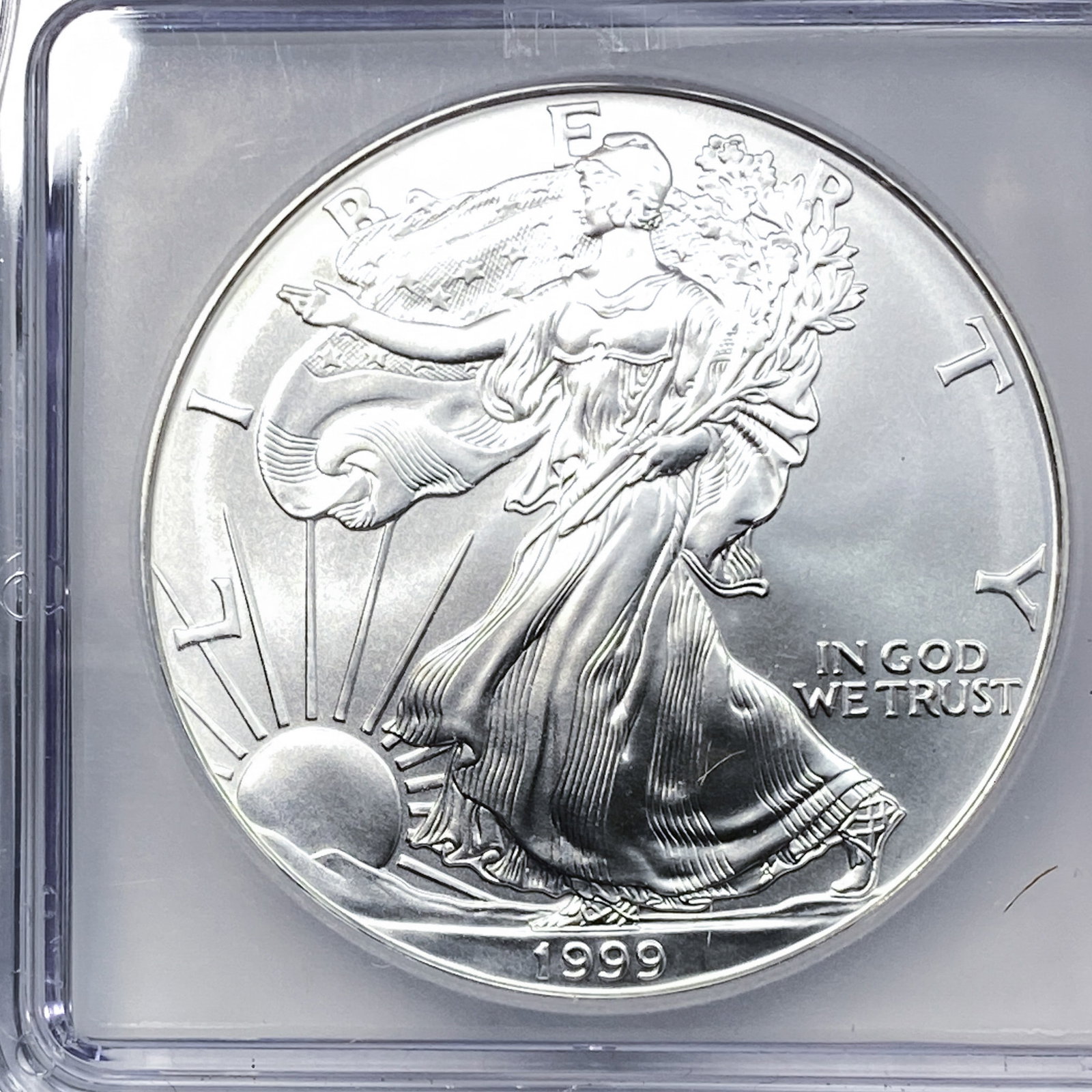 1999 Silver Eagle ICG MS70 - 3