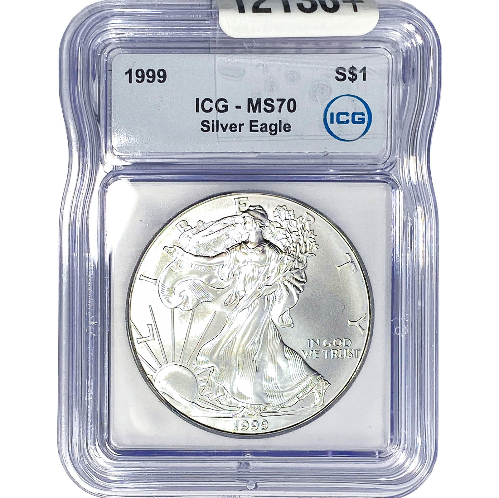 1999 Silver Eagle ICG MS70: 1999 Silver Eagle ICG MS70