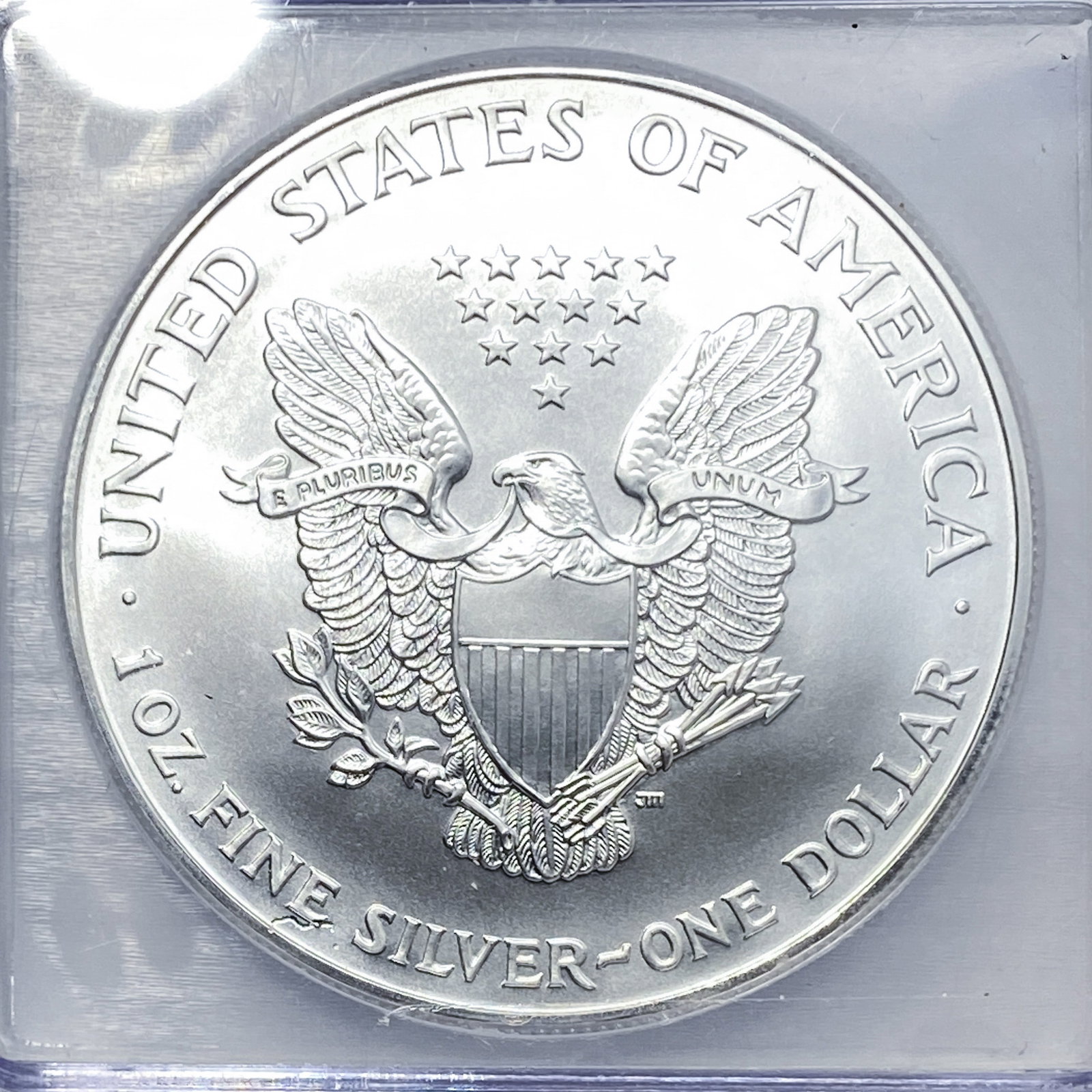 1999 Silver Eagle ICG MS70 - 4
