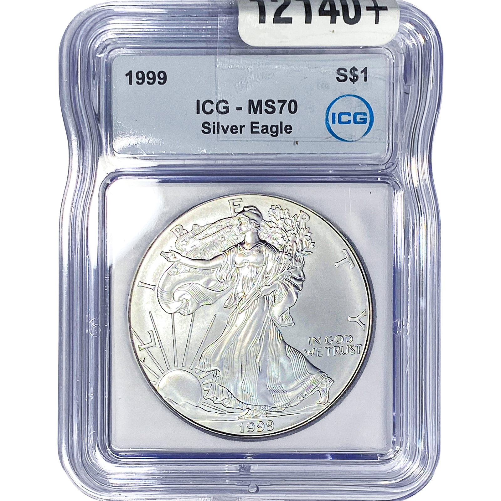 1999 Silver Eagle ICG MS70: 1999 Silver Eagle ICG MS70