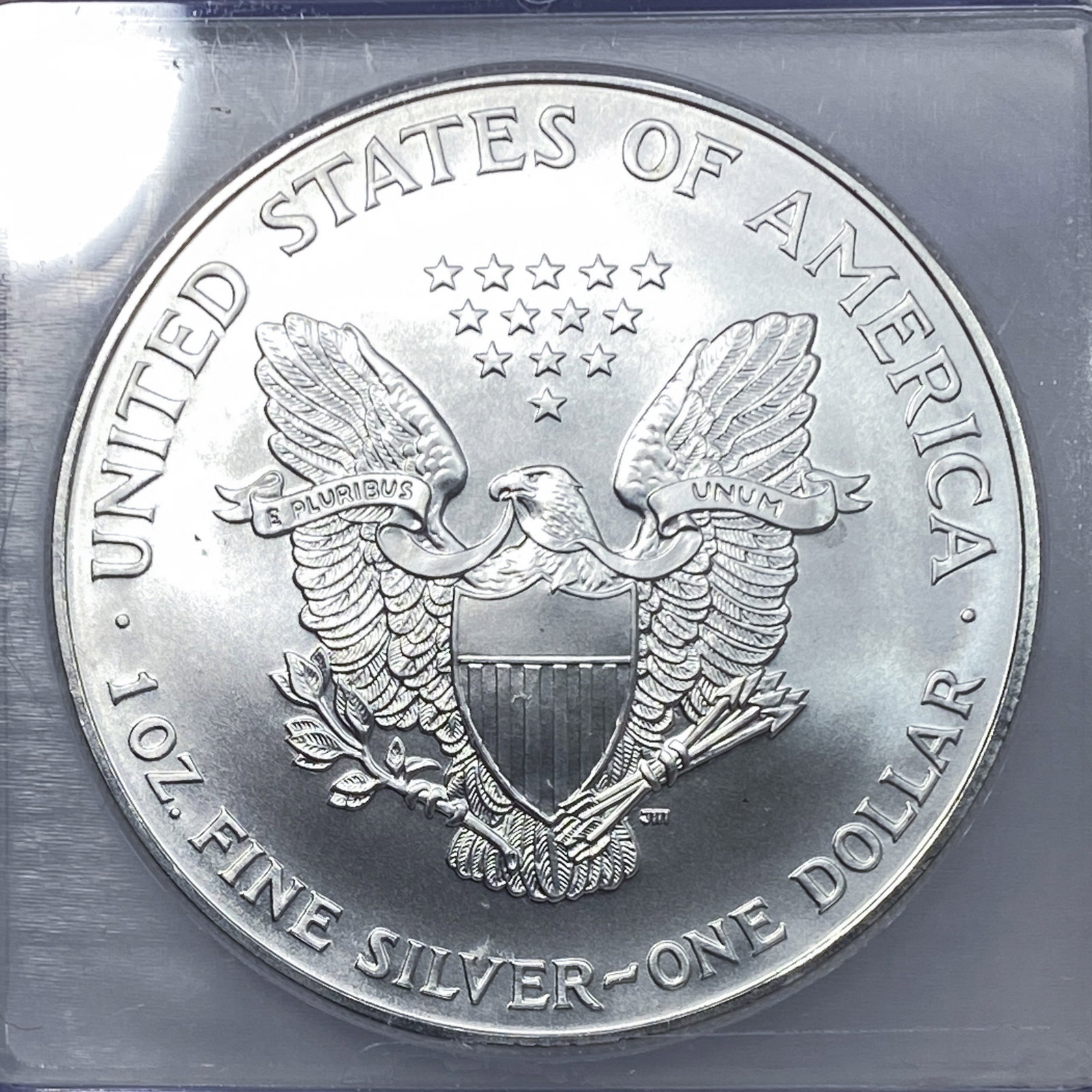 1999 Silver Eagle ICG MS70 - 4