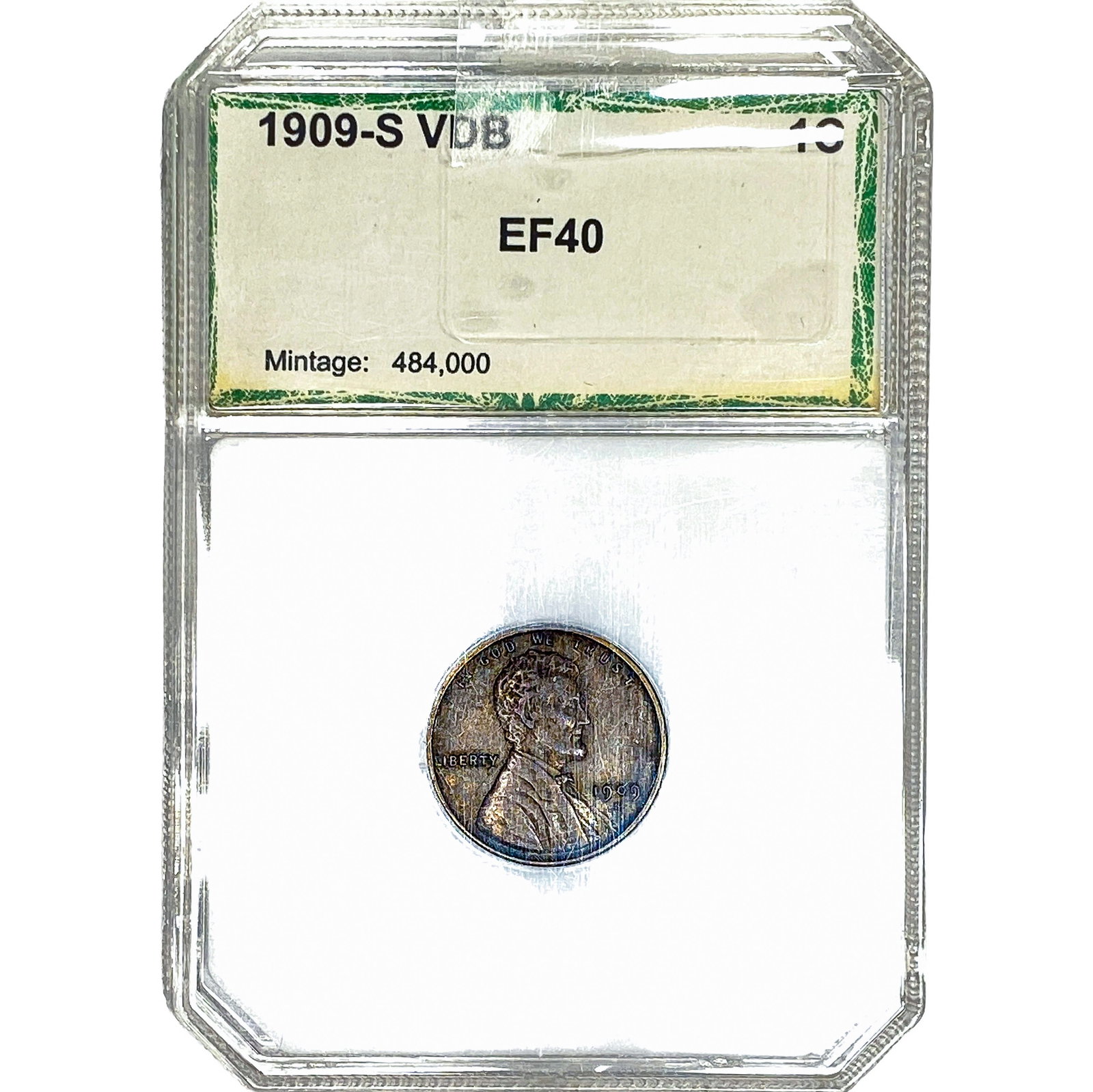 1909-S VDB Wheat Cent PCI EF40 (1 of 4)