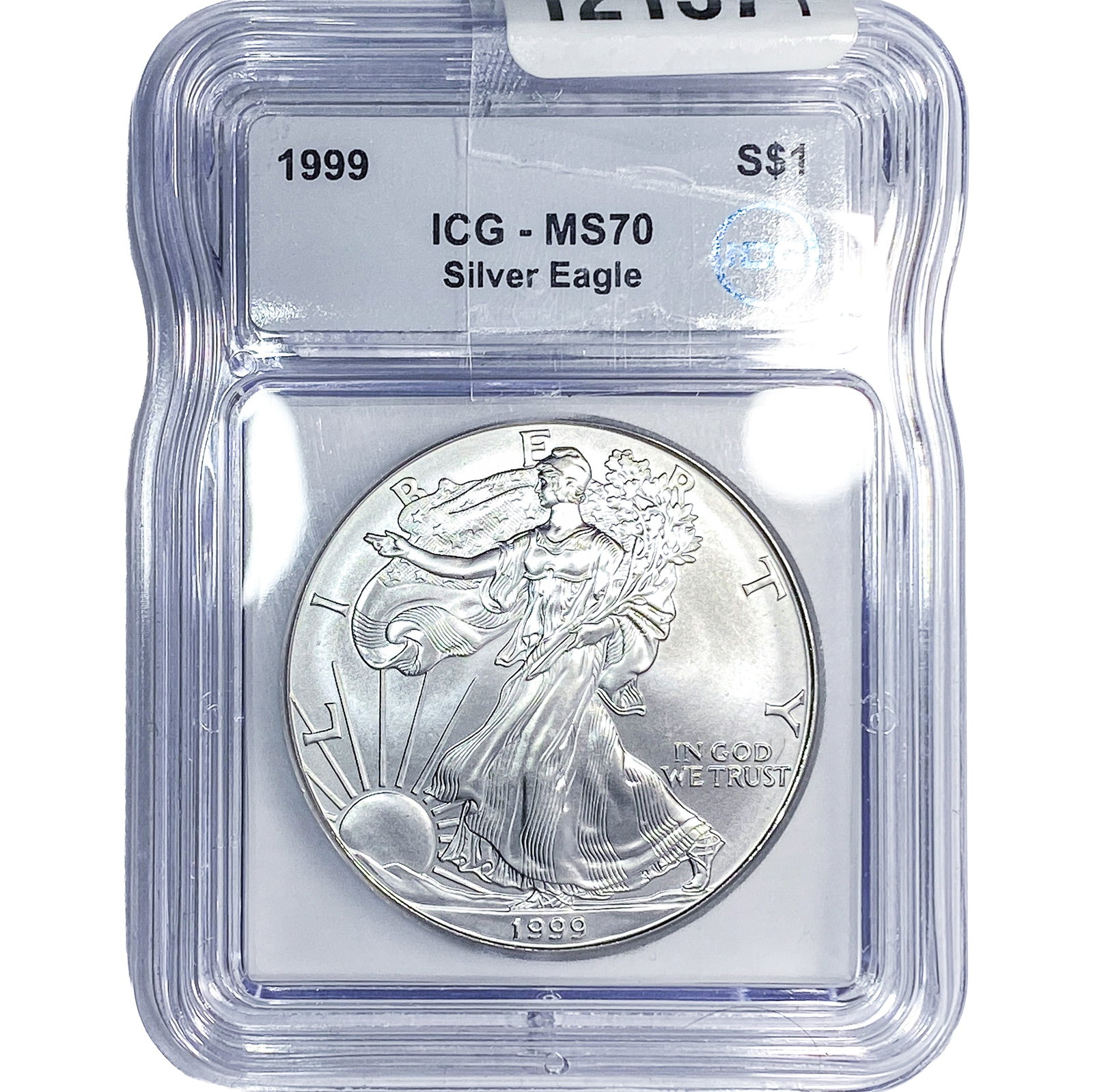 1999 Silver Eagle ICG MS70: 1999 Silver Eagle ICG MS70