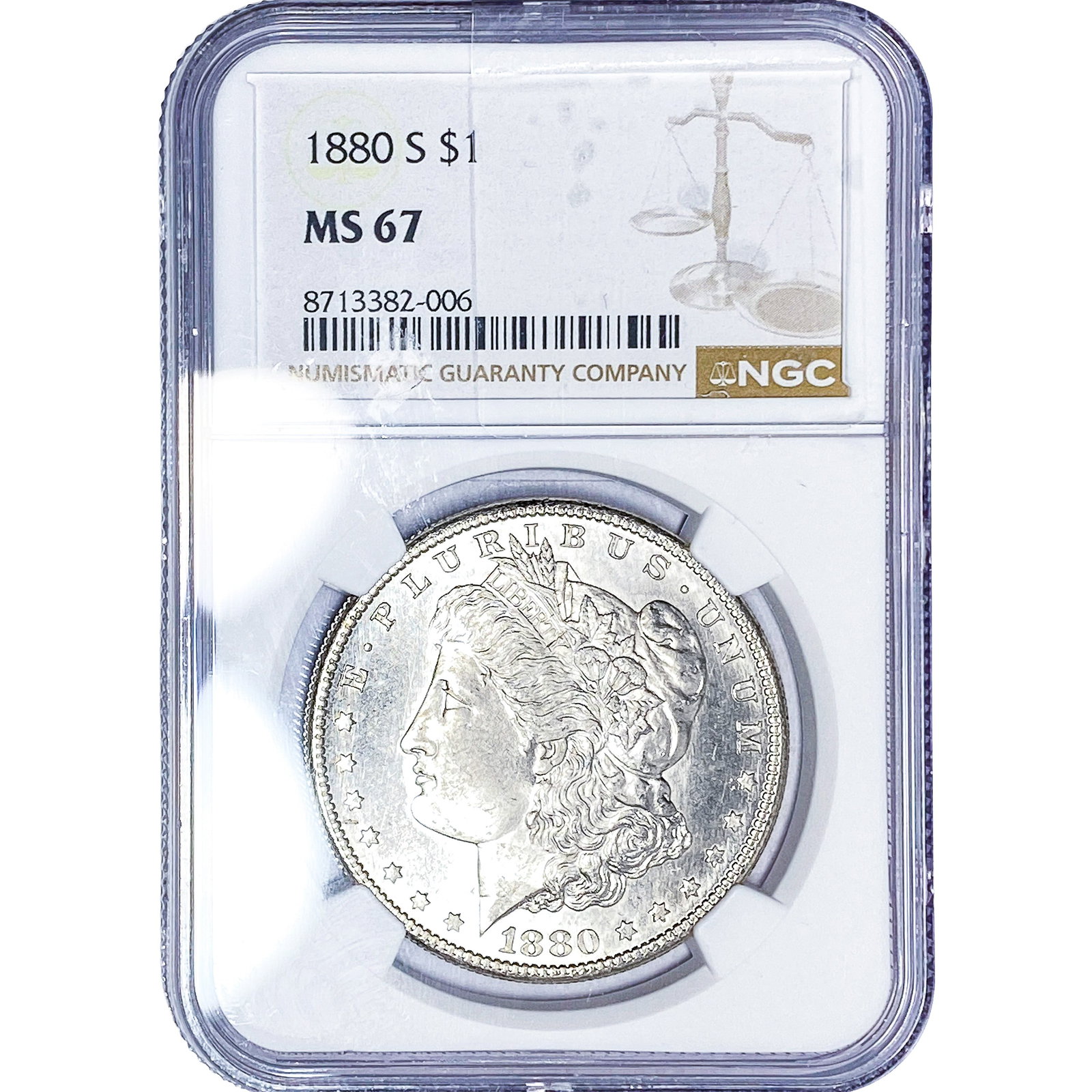 1880-S Morgan Silver Dollar NGC MS67 (1 of 4)