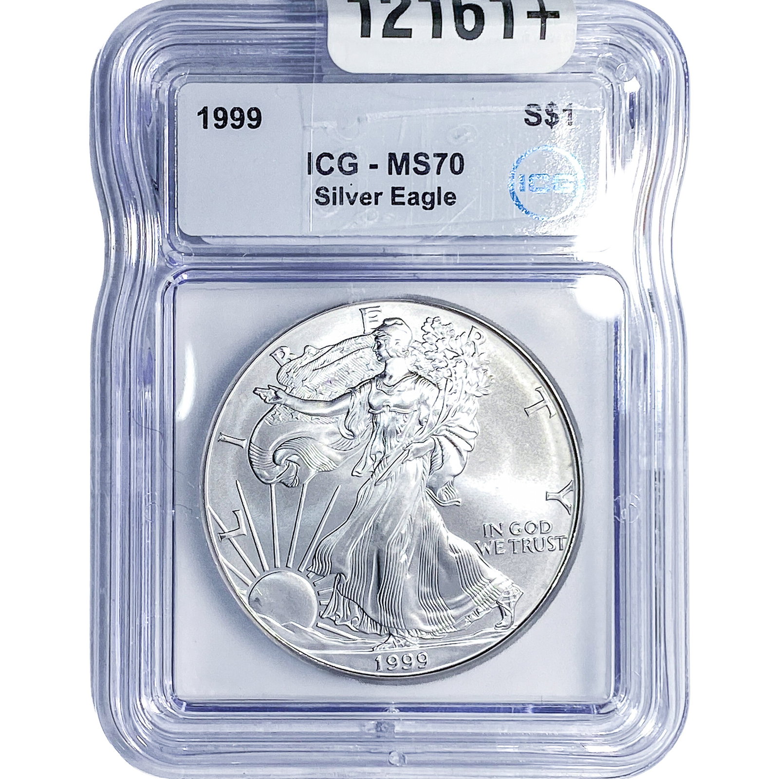 1999 Silver Eagle ICG MS70: 1999 Silver Eagle ICG MS70