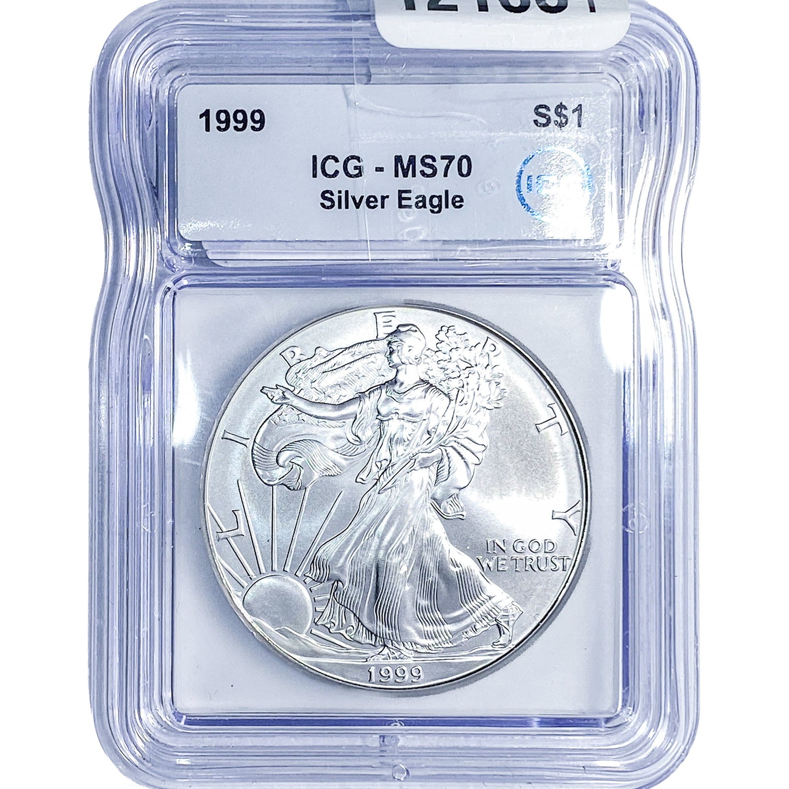 1999 Silver Eagle ICG MS70: 1999 Silver Eagle ICG MS70