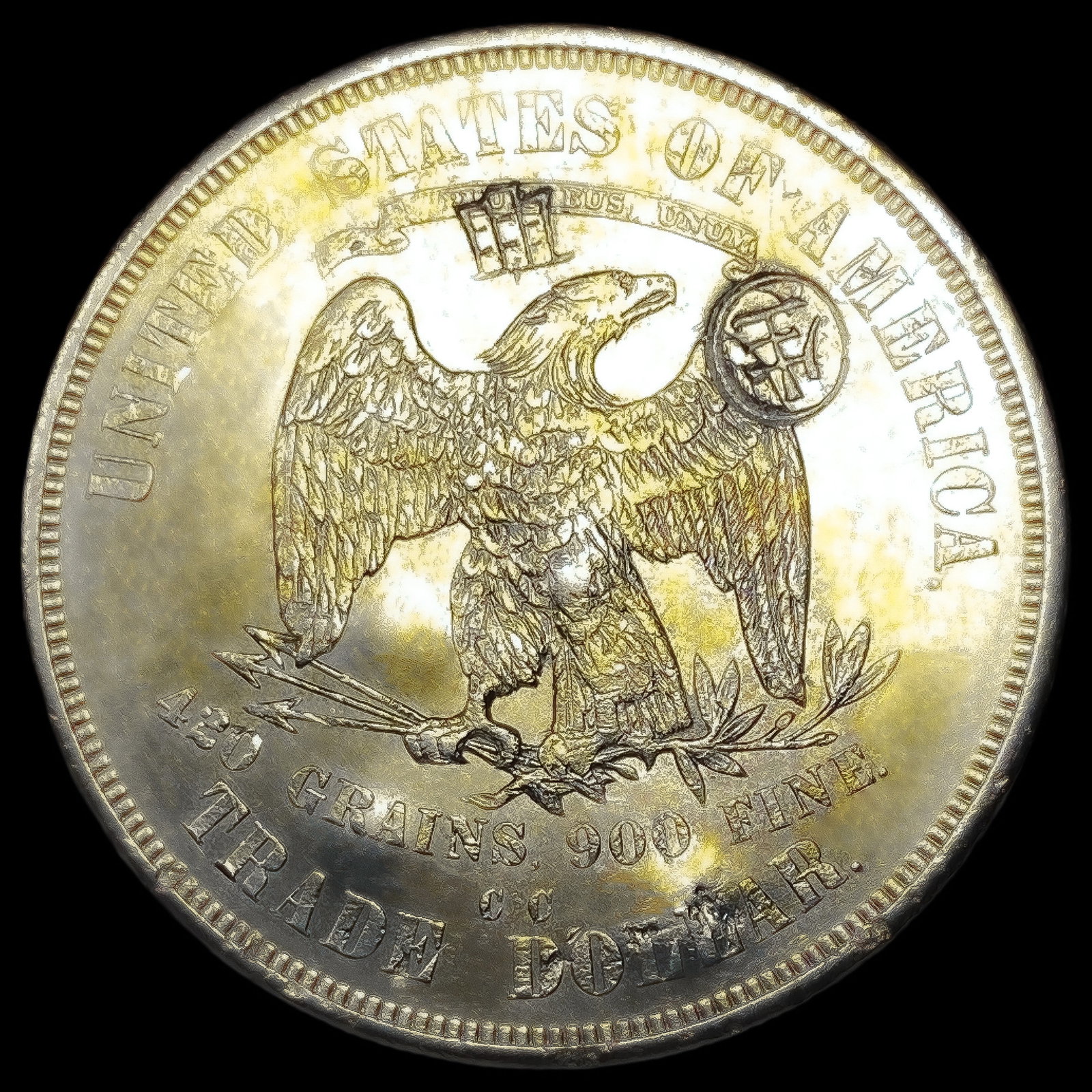 1875-CC Silver Trade Dollar - 2