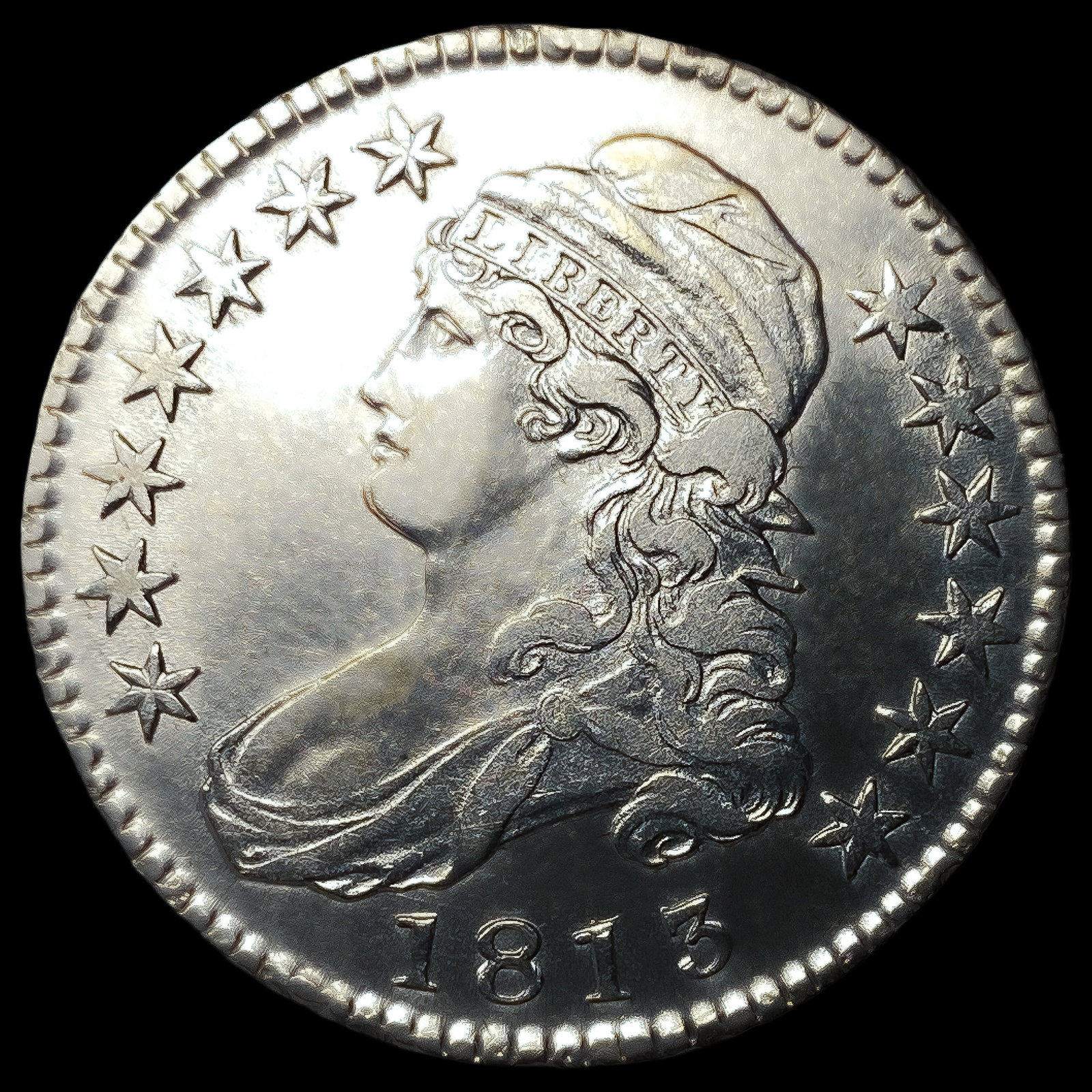1813 Capped Bust Half Dollar (1 of 2)