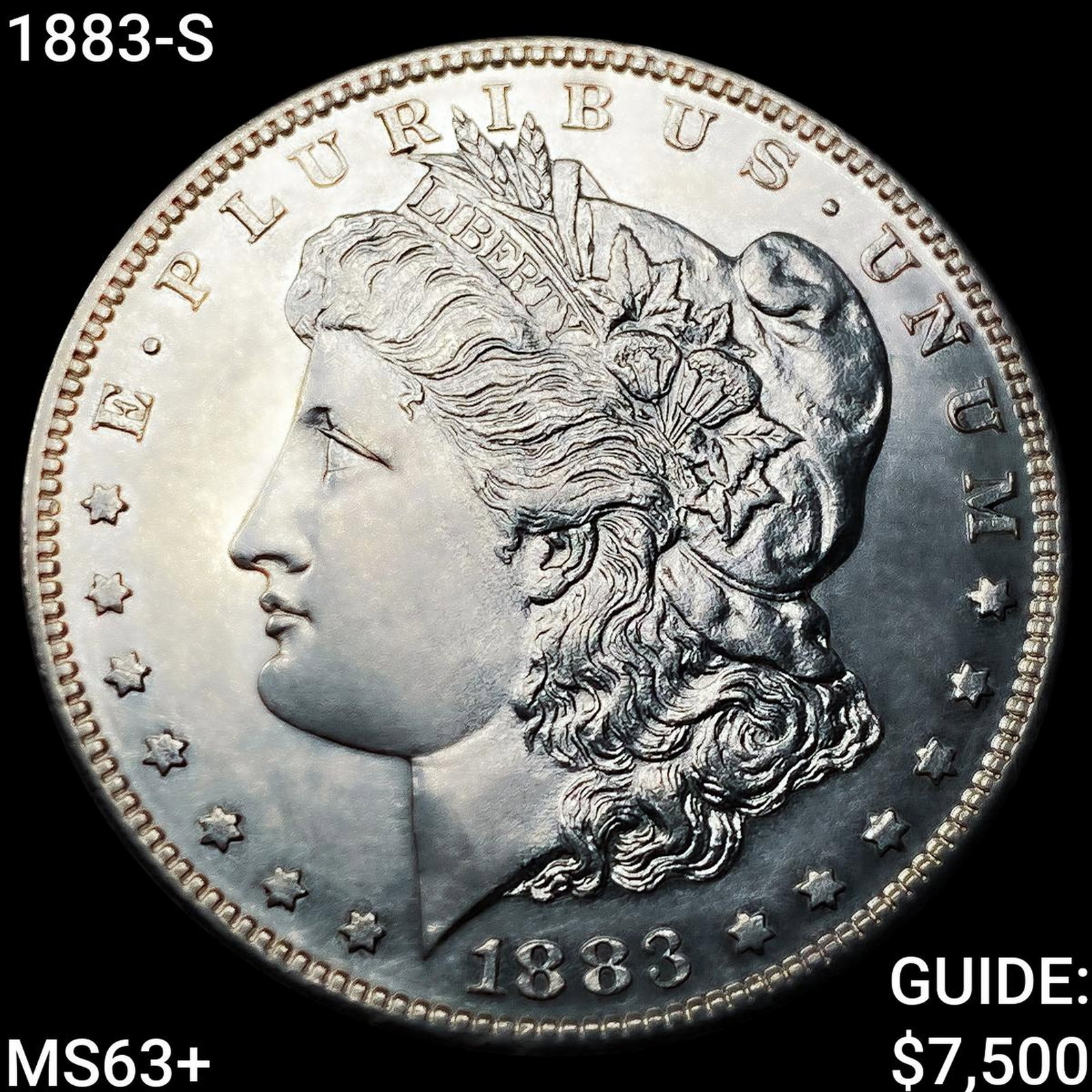 1883-S Morgan Silver Dollar CHOICE BU+ (1 of 2)