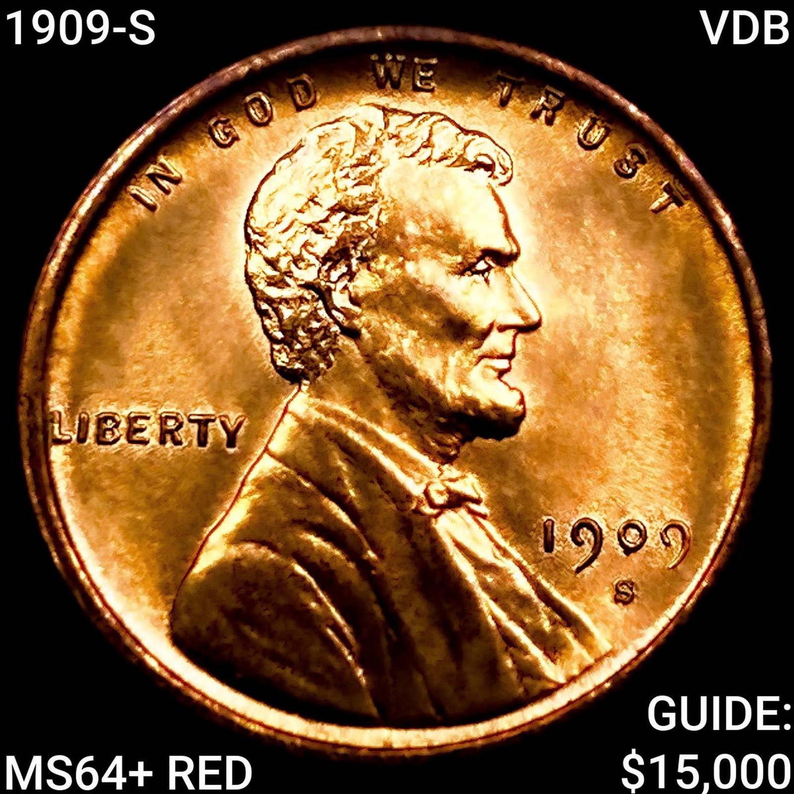 1909-S VDB Wheat Cent CHOICE BU RD (1 of 2)