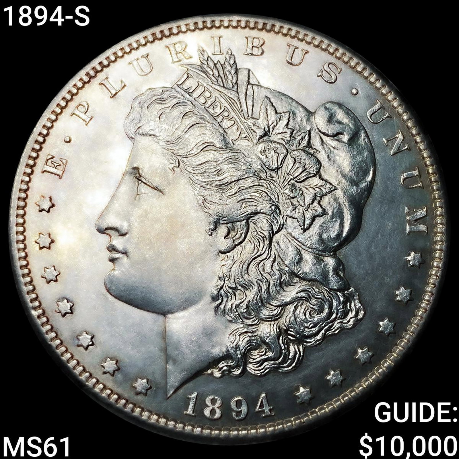 1894-S Morgan Silver Dollar UNCIRCULATED: 1894-S Morgan Silver Dollar UNCIRCULATED