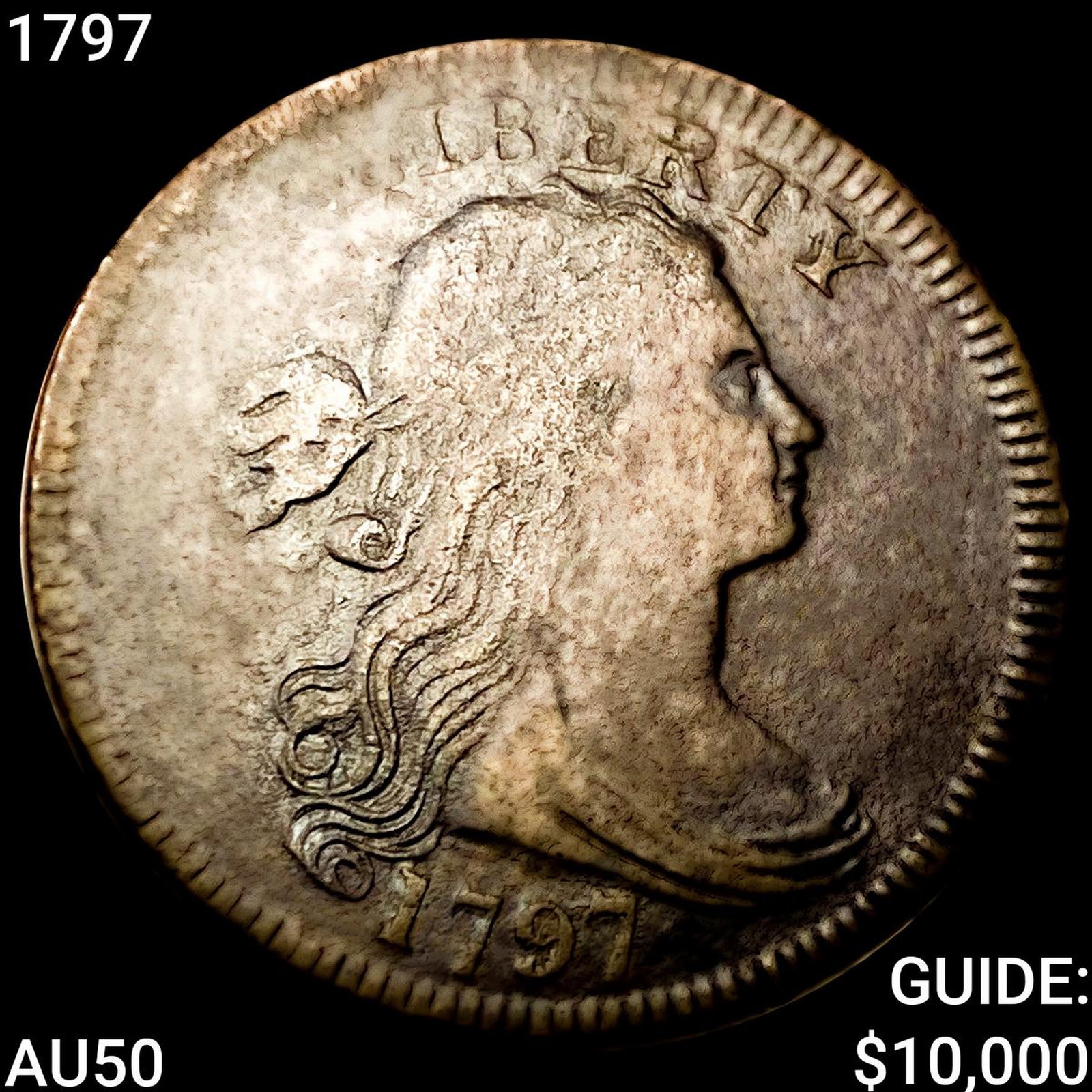 1797 Draped Bust Large Cent CLOSELY UNCIRCULATED (1 of 2)