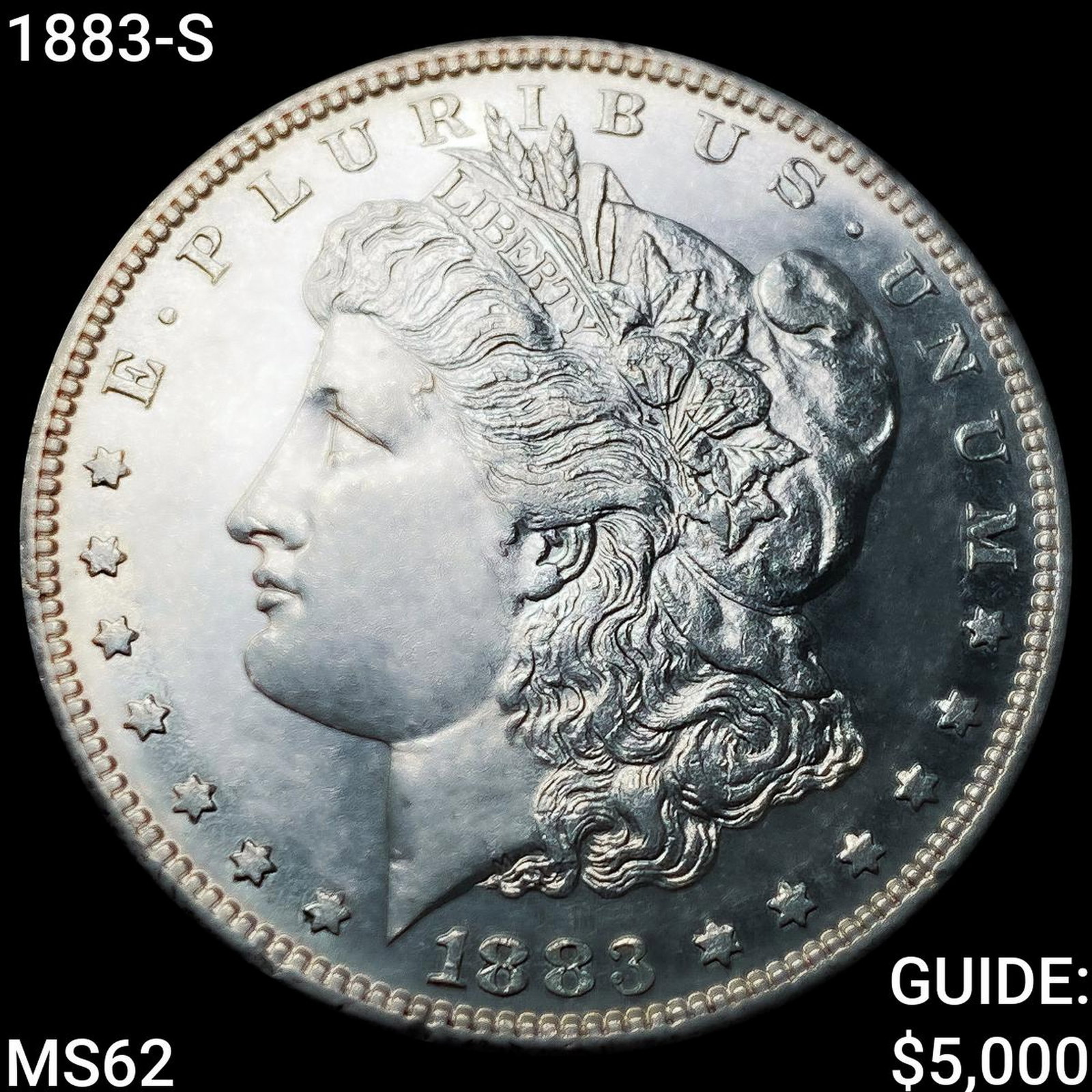 1883-S Morgan Silver Dollar UNCIRCULATED: 1883-S Morgan Silver Dollar UNCIRCULATED