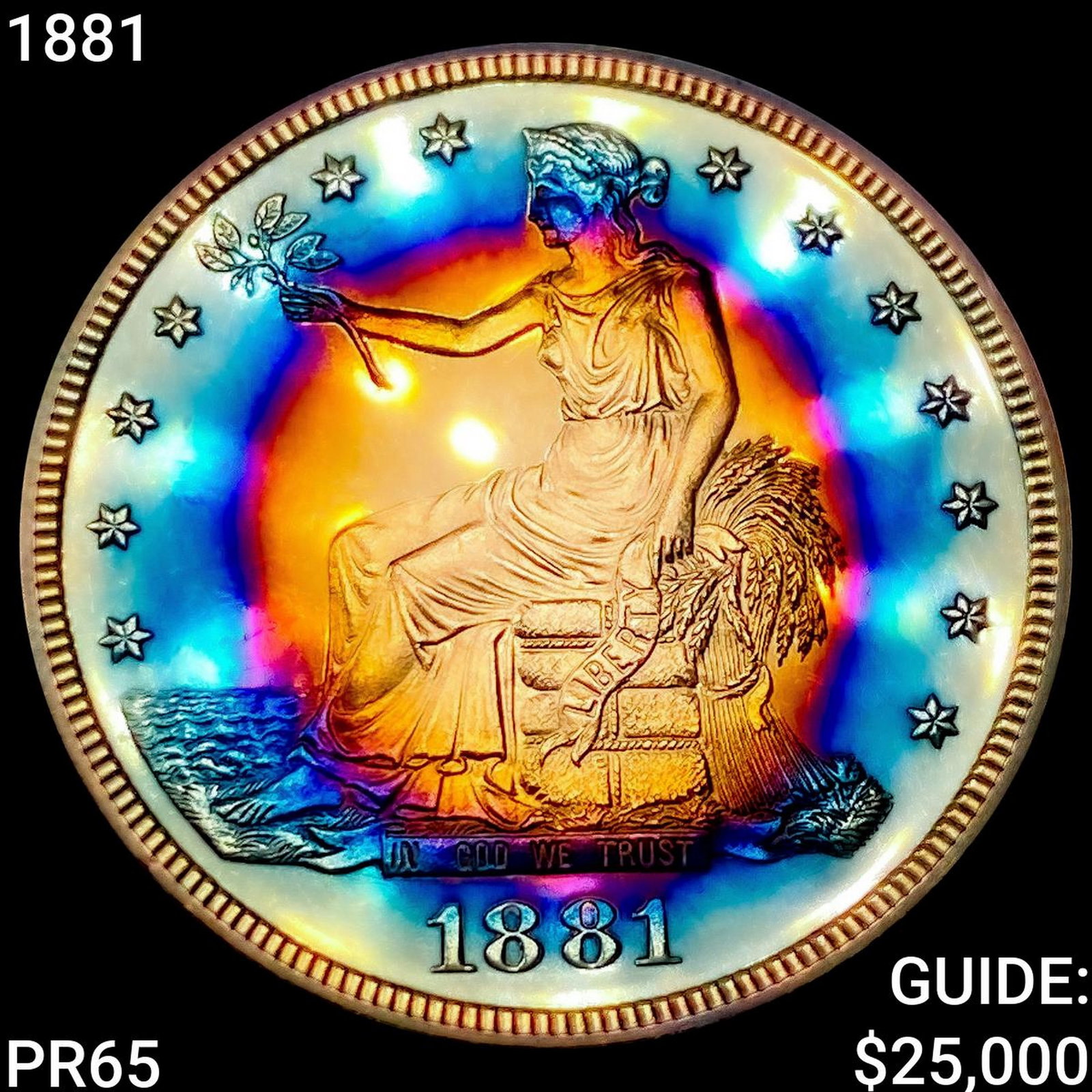 1881 Silver Trade Dollar GEM PROOF (1 of 2)