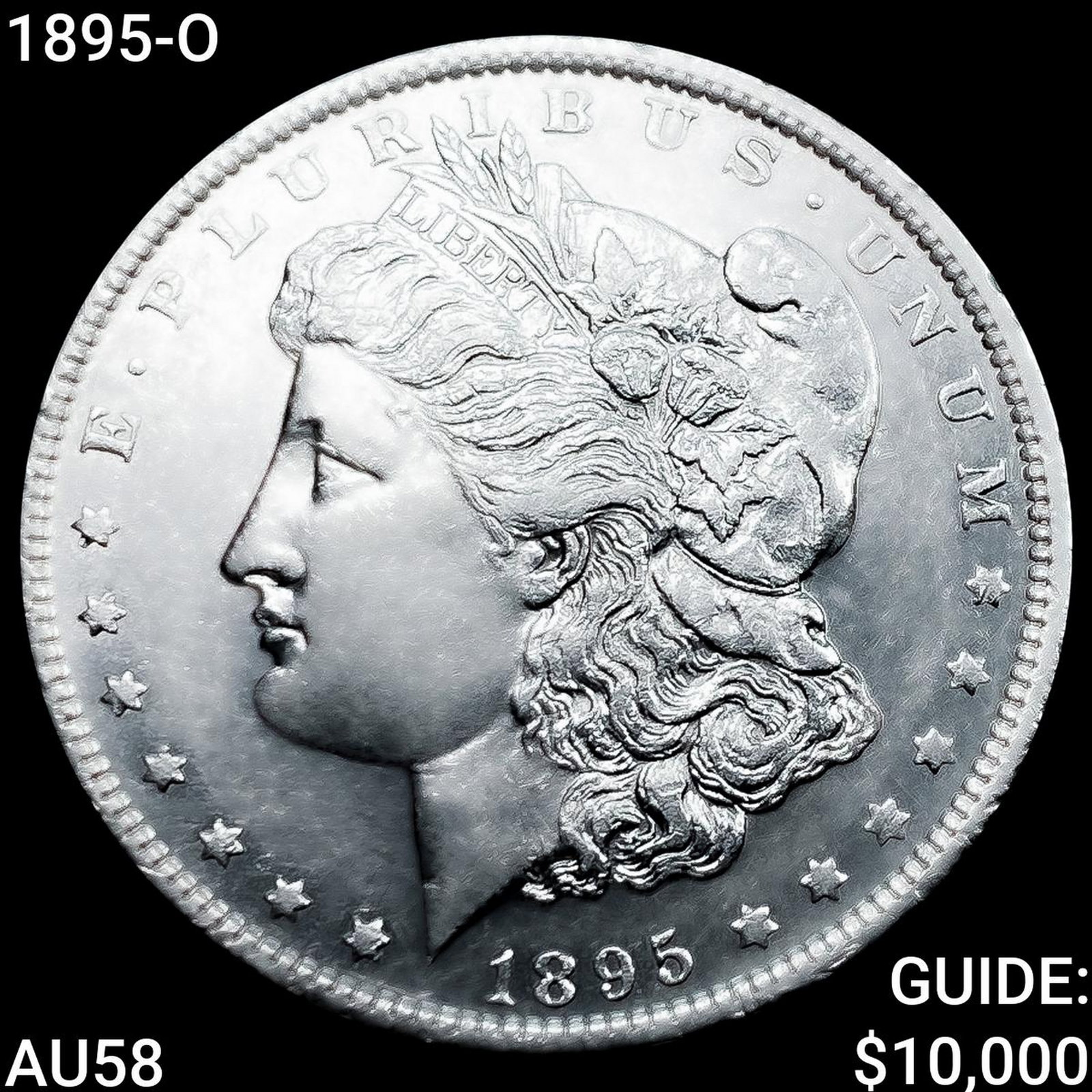 1895-O Morgan Silver Dollar CHOICE AU: 1895-O Morgan Silver Dollar CHOICE AU