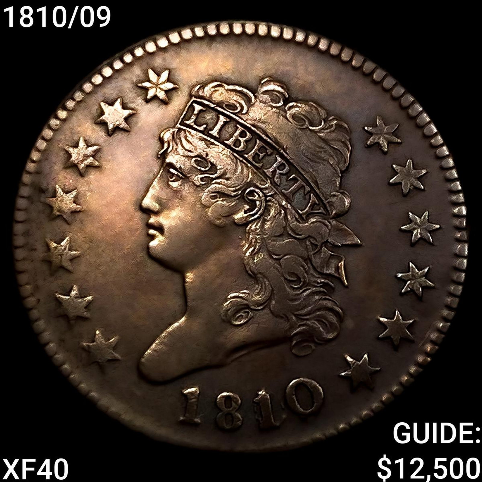 1810/09 Classic Head Large Cent NEARLY UNCIRCULATED (1 of 2)
