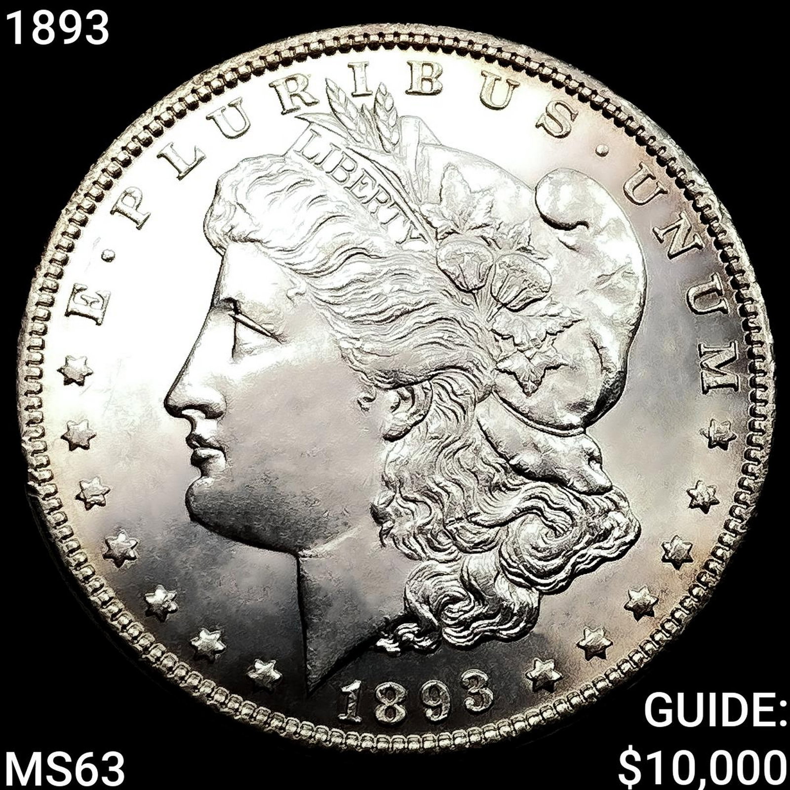 1893 Morgan Silver Dollar CHOICE BU (1 of 2)