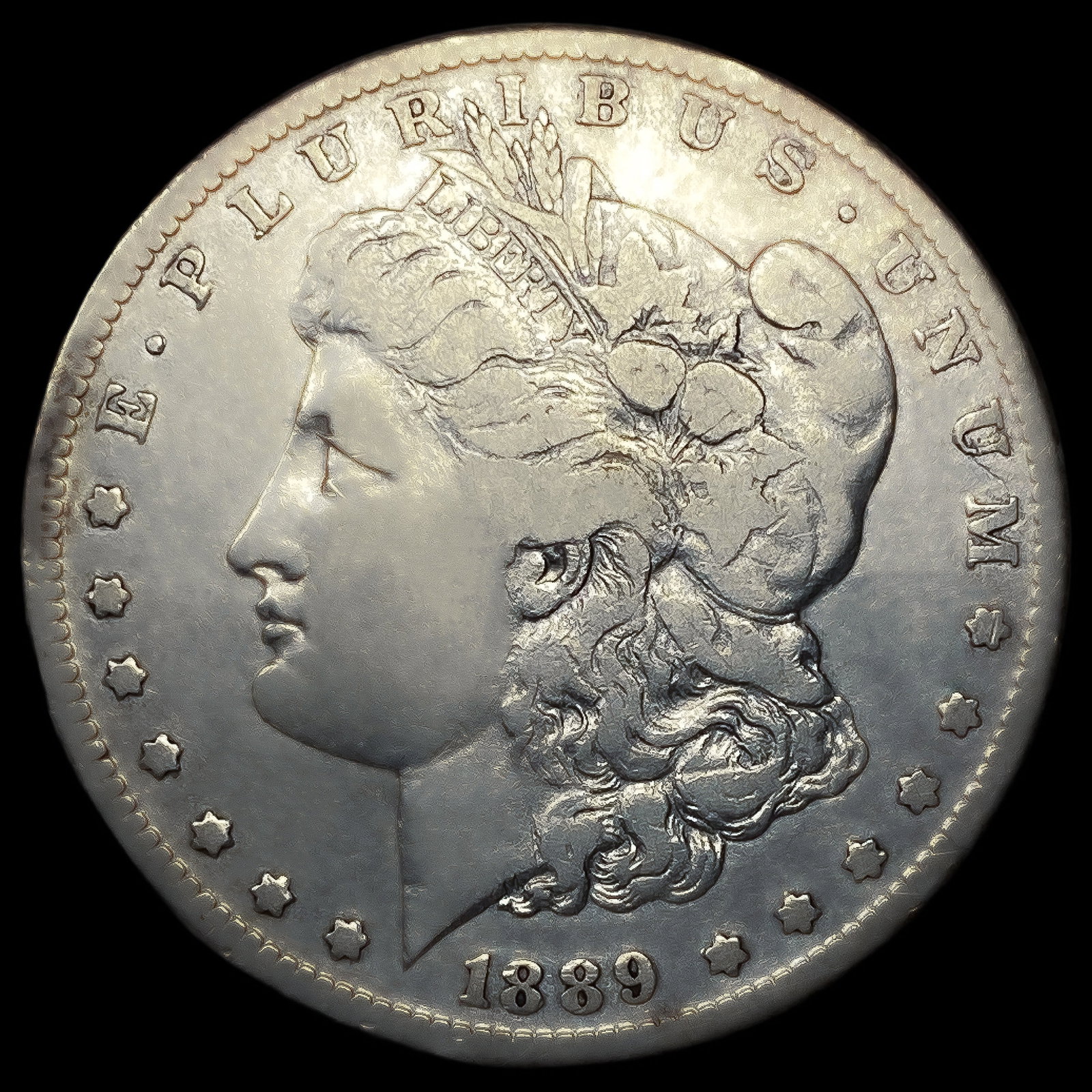 1889-CC Morgan Silver Dollar: 1889-CC Morgan Silver Dollar