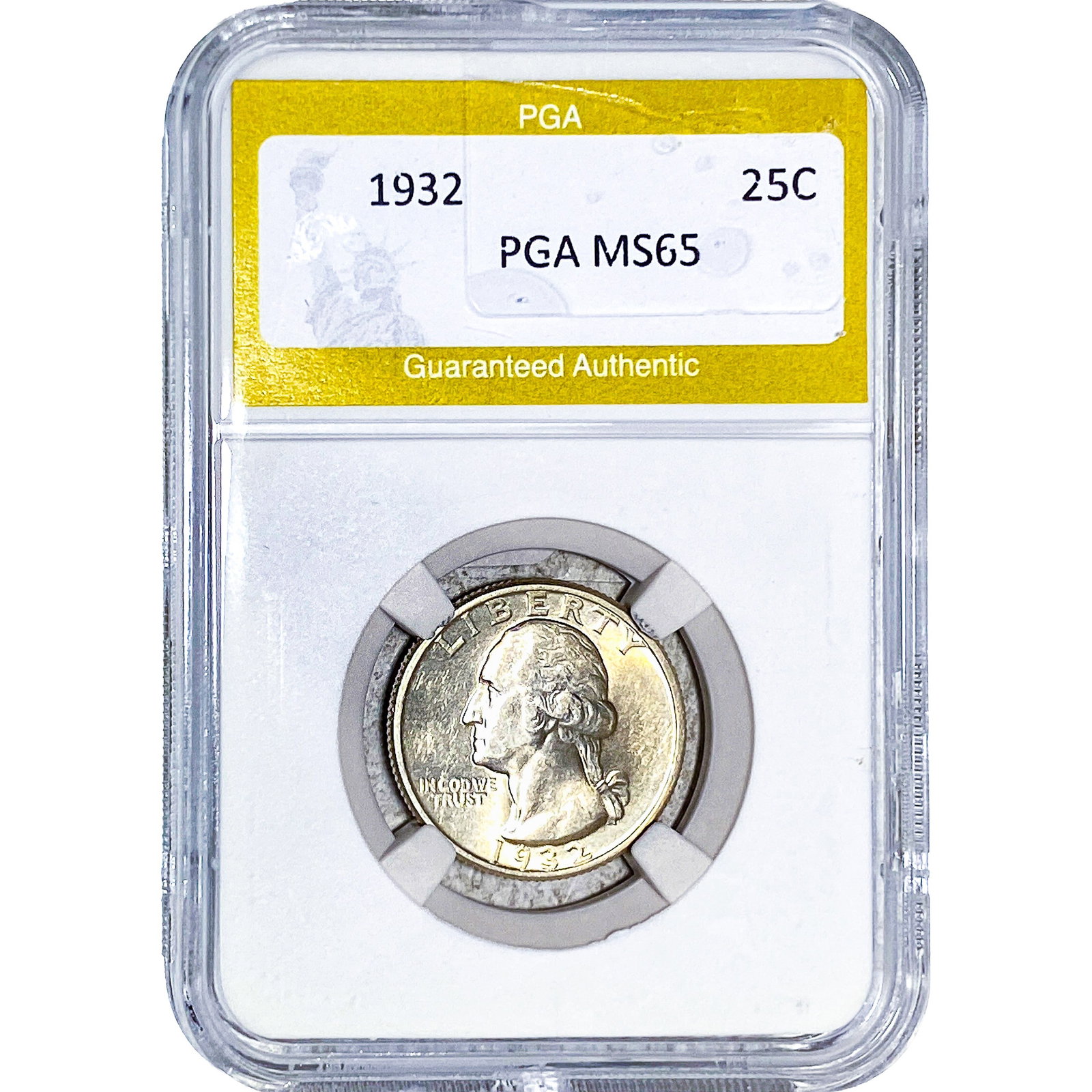 1932 Washington Silver Quarter PGA MS65: 1932 Washington Silver Quarter PGA MS65