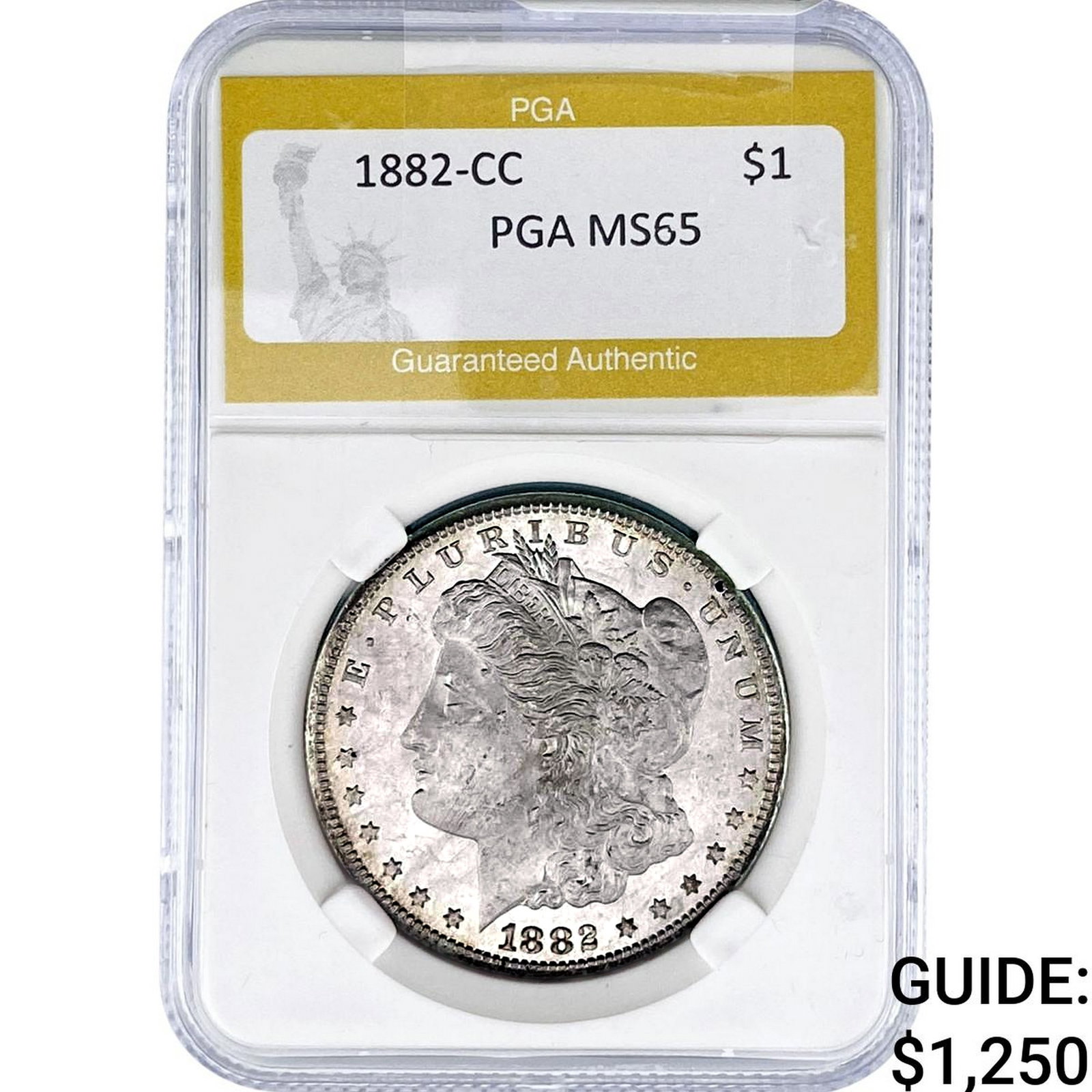 1882-CC Morgan Silver Dollar PGA MS65 (1 of 2)