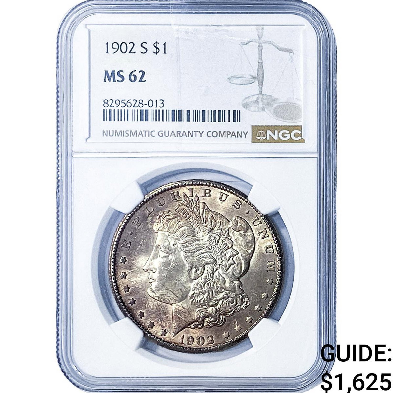 1902-S Morgan Silver Dollar NGC MS62 (1 of 2)