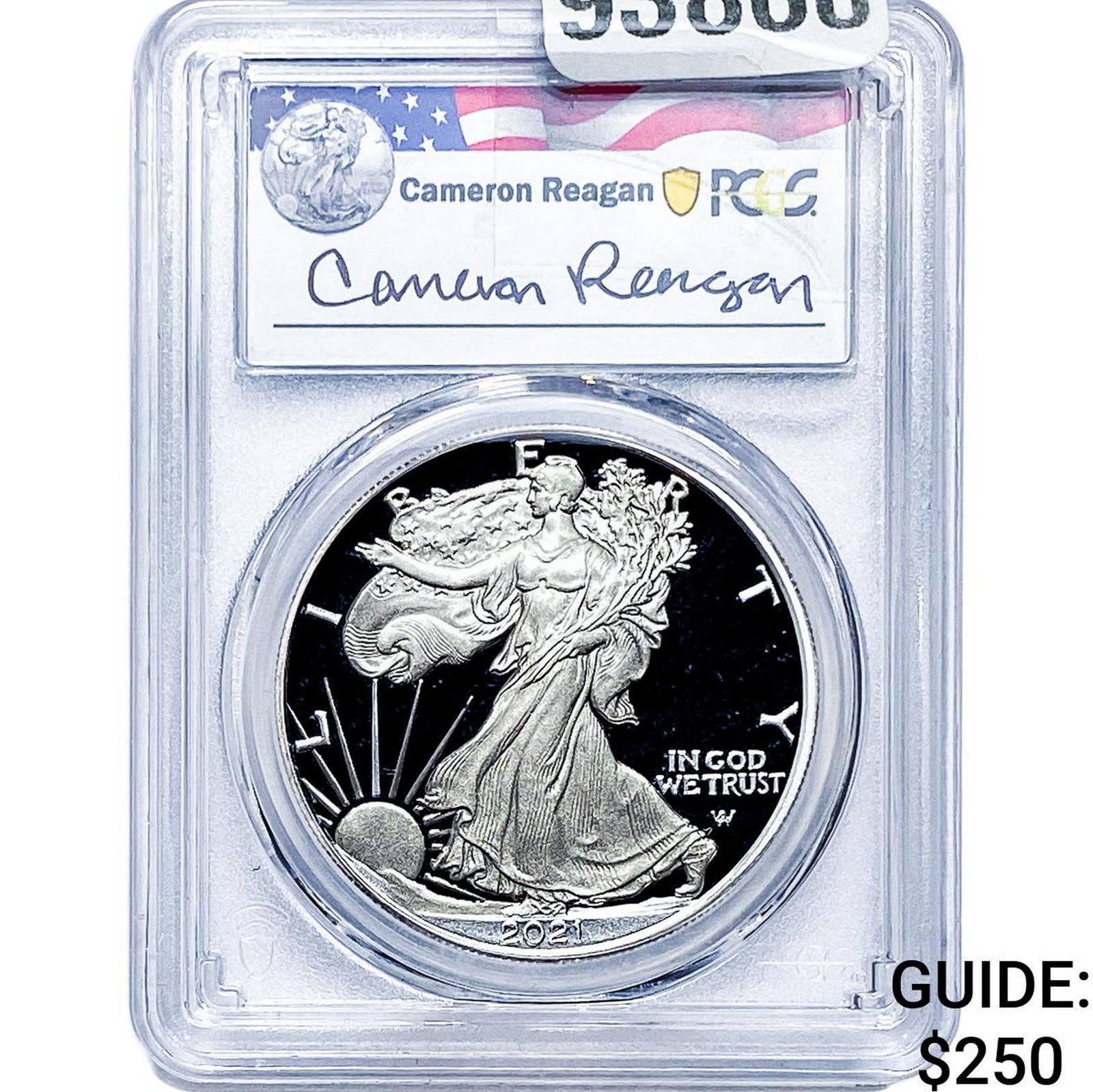 2021-W Silver Eagle PCGS PR69 DCAM Type 2: 2021-W Silver Eagle PCGS PR69 DCAM Type 2