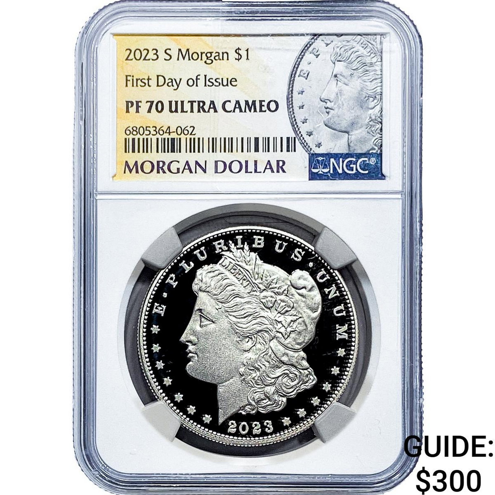 2023-S Morgan Silver Dollar NGC PF70 Ultra Cameo: 2023-S Morgan Silver Dollar NGC PF70 Ultra Cameo