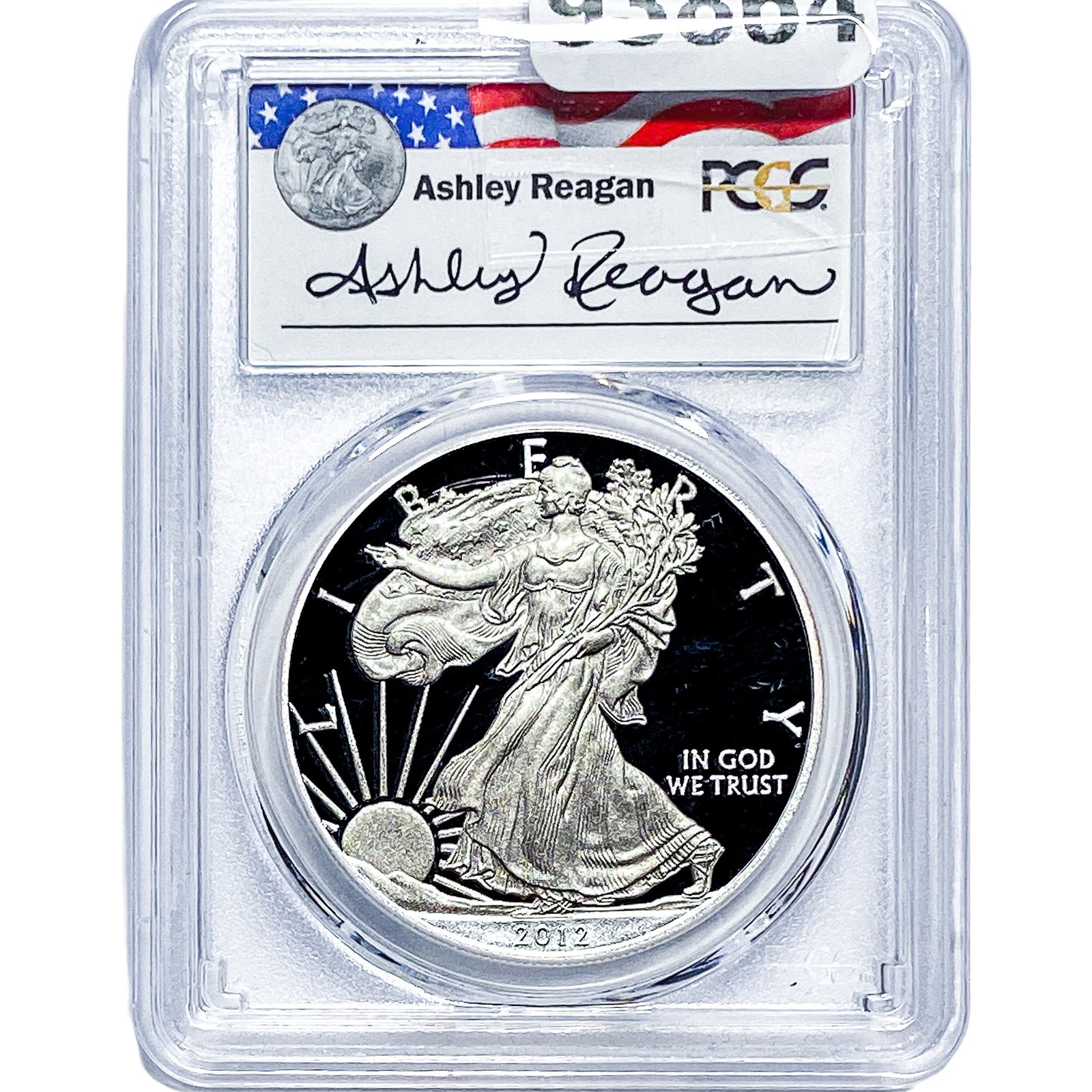 2012-W Silver Eagle PCGS PR69 DCAM: 2012-W Silver Eagle PCGS PR69 DCAM