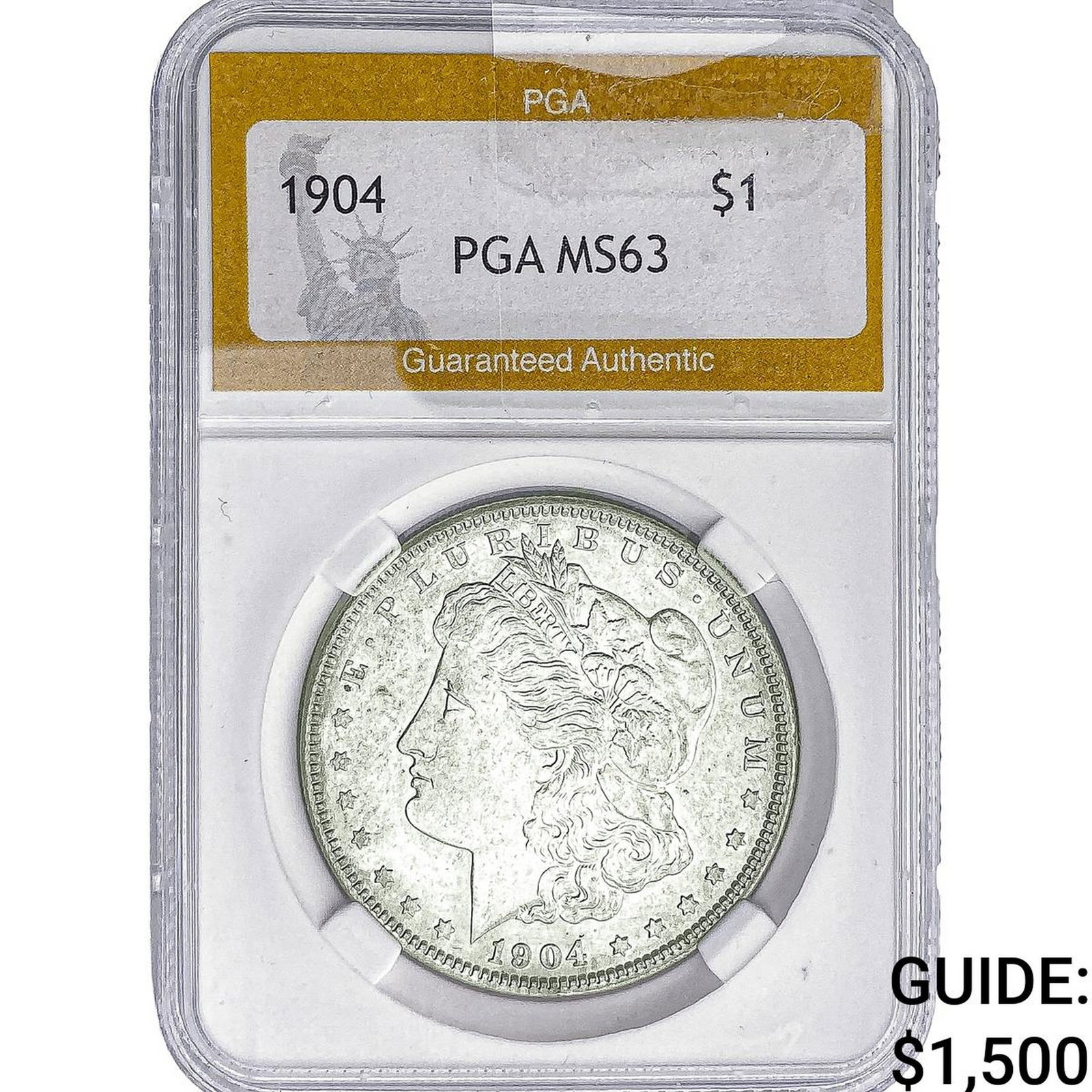 1904 Morgan Silver Dollar PGA MS63 (1 of 2)