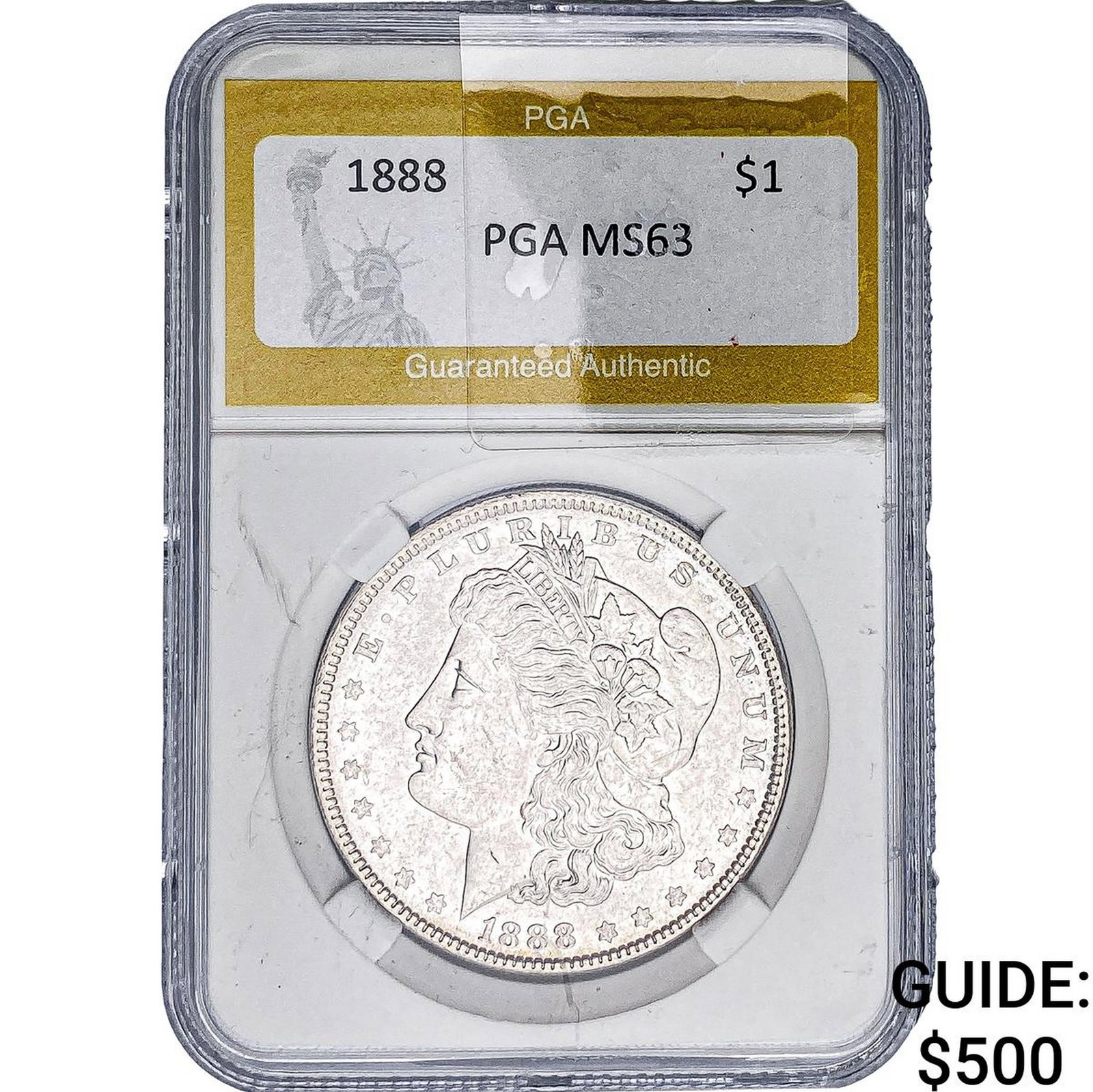1888 Morgan Silver Dollar PGA MS63 (1 of 2)