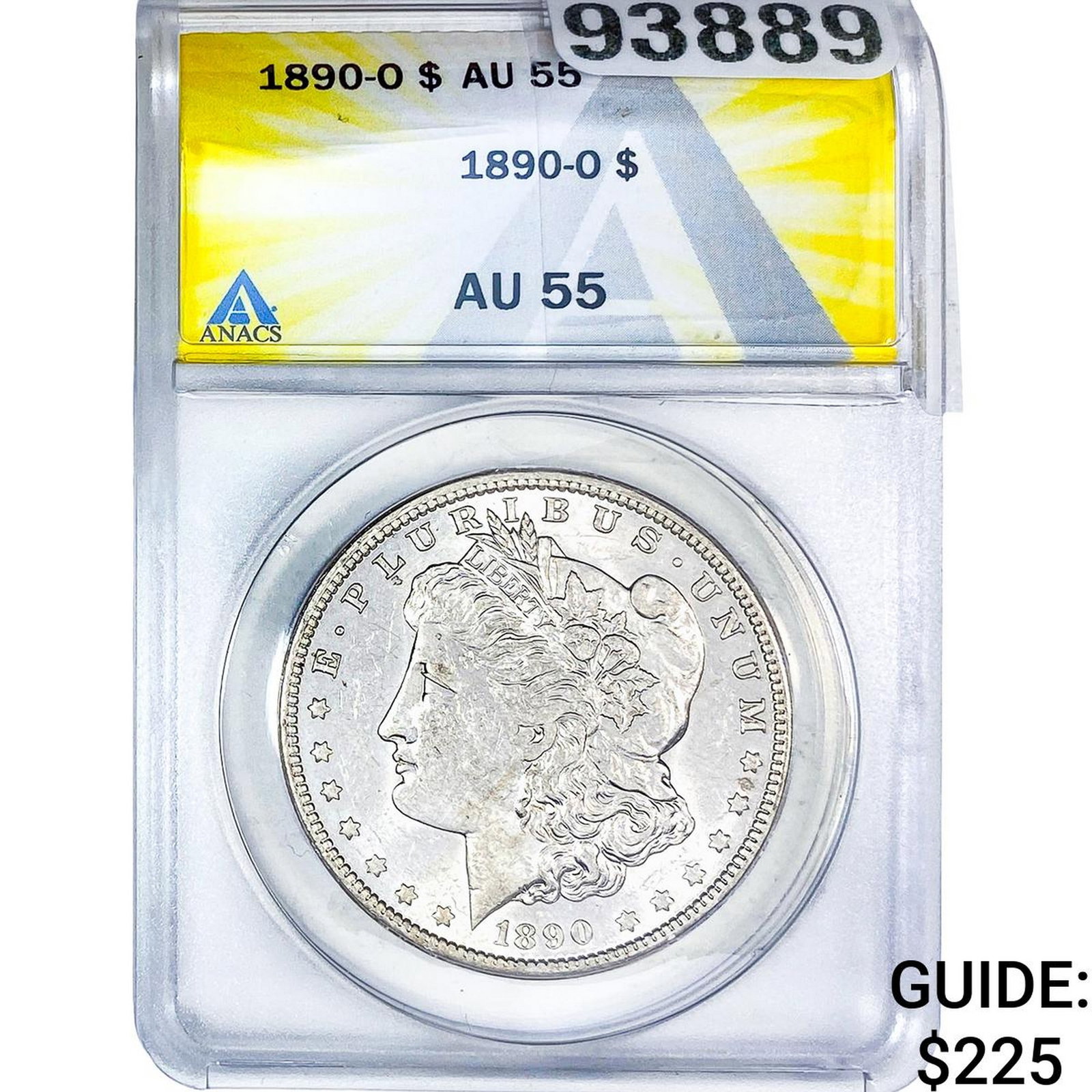 1890-O Morgan Silver Dollar ANACS AU55 (1 of 2)
