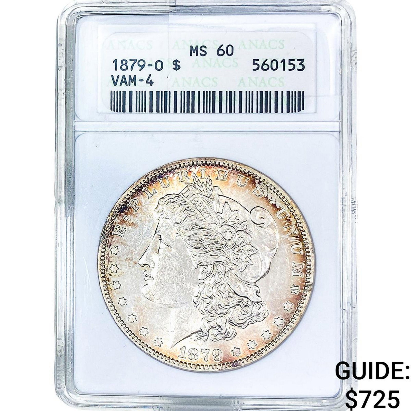 1879-O Morgan Silver Dollar ANACS MS60 VAM-4 (1 of 2)
