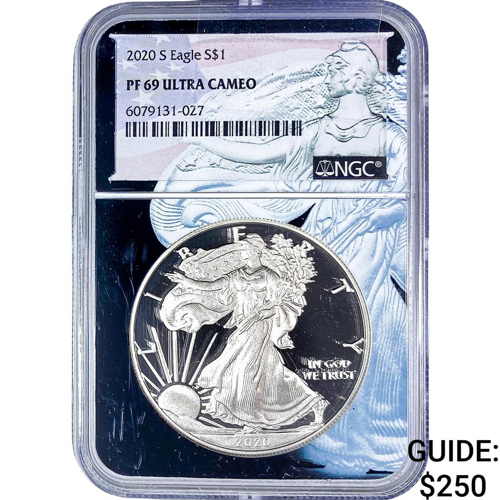 2020-S Silver Eagle NGC PF69 Ultra Cameo (1 of 2)
